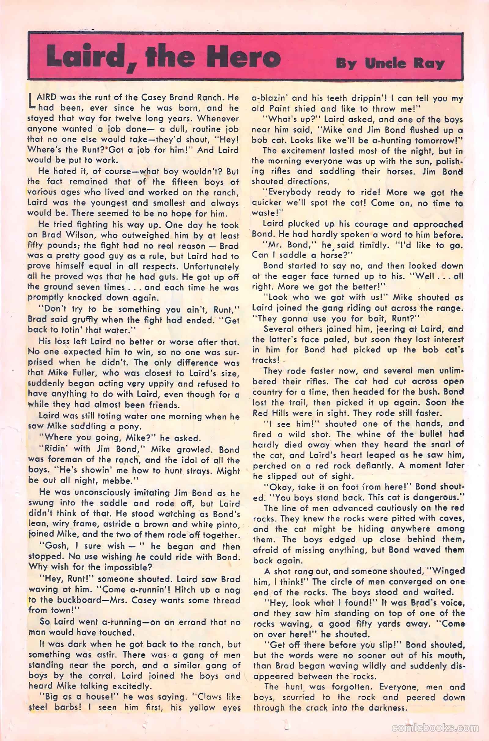 "Red" Rabbit Comics #15 (1950) — page 22
