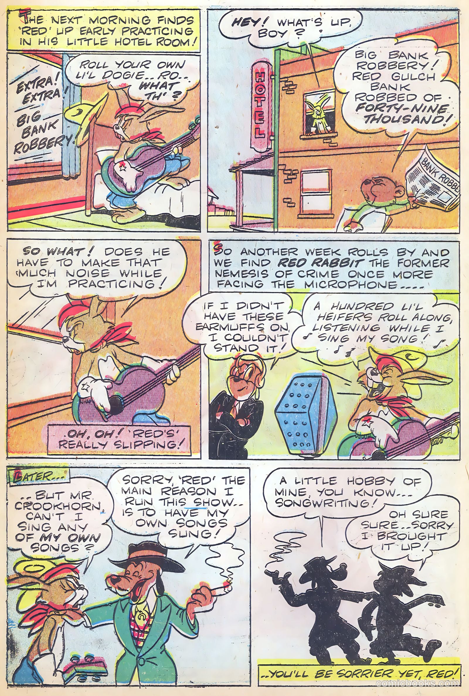 "Red" Rabbit Comics #5 (1947) — page 10