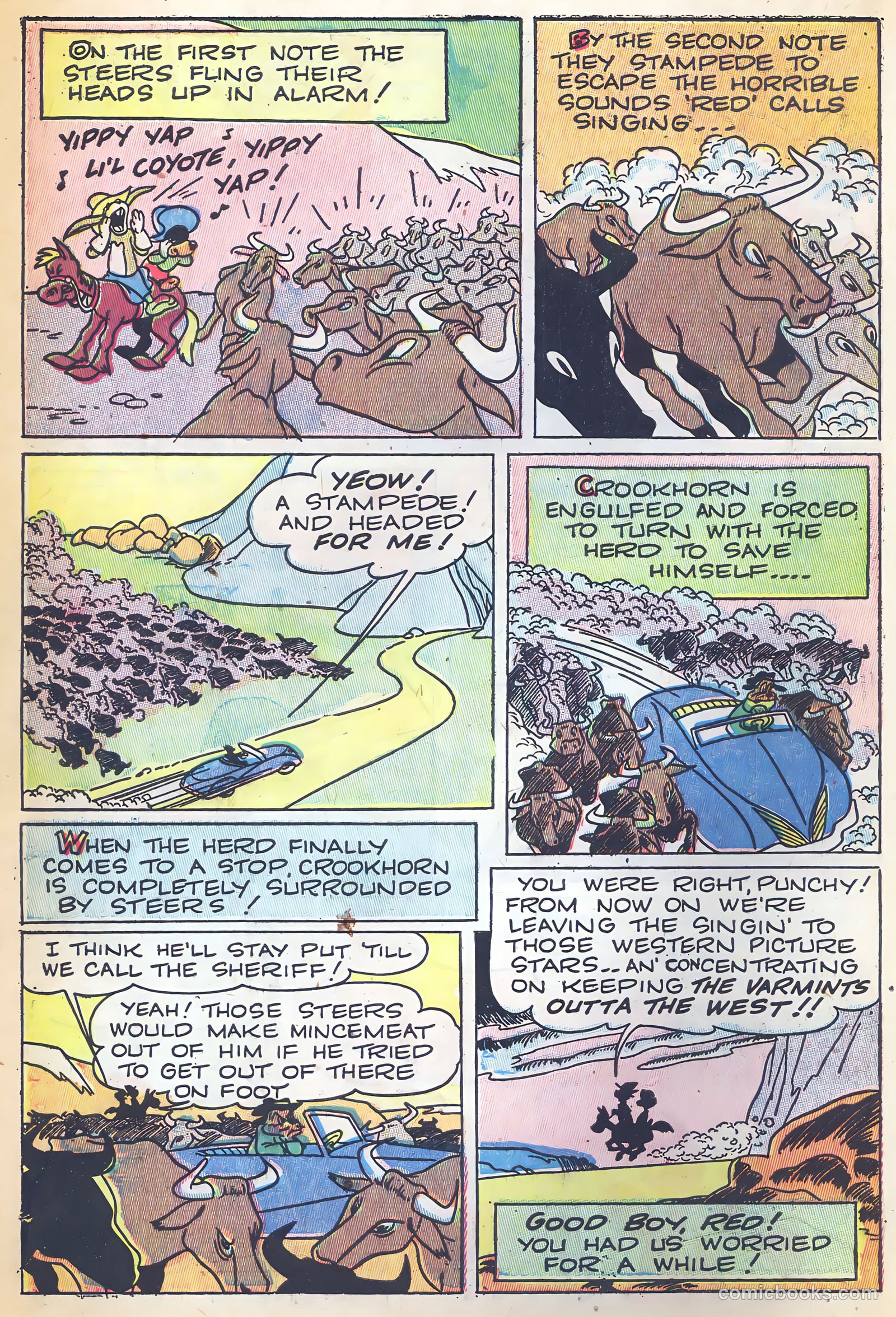 "Red" Rabbit Comics #5 (1947) — page 14