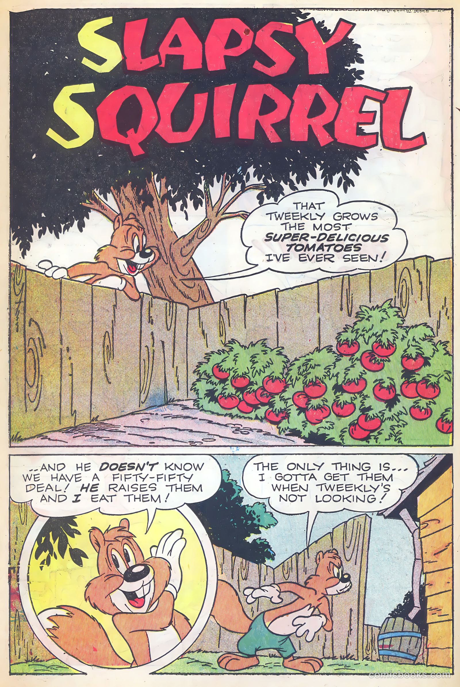 "Red" Rabbit Comics #5 (1947) — page 36