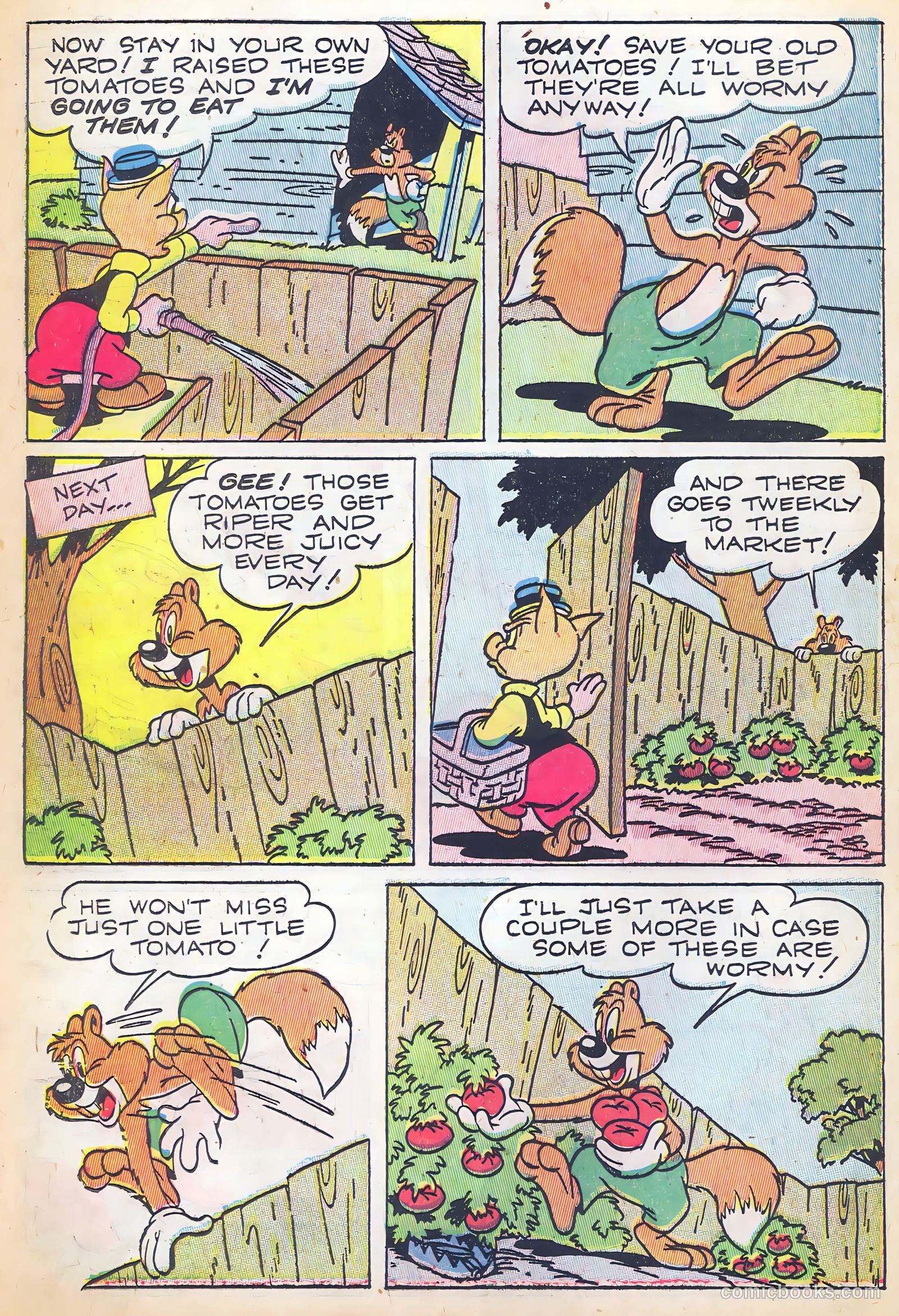 "Red" Rabbit Comics #5 (1947) — page 38