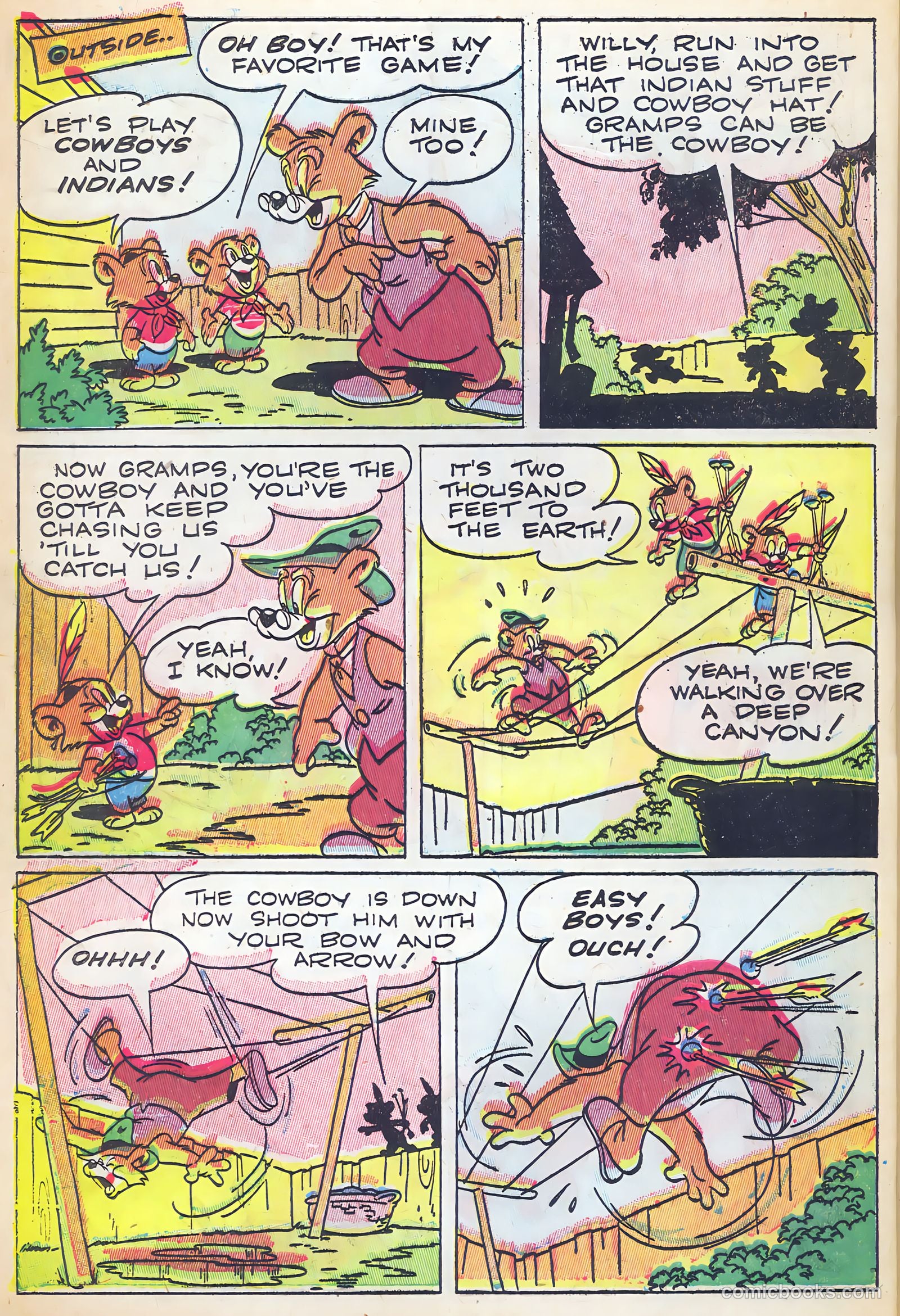 "Red" Rabbit Comics #5 (1947) — page 44