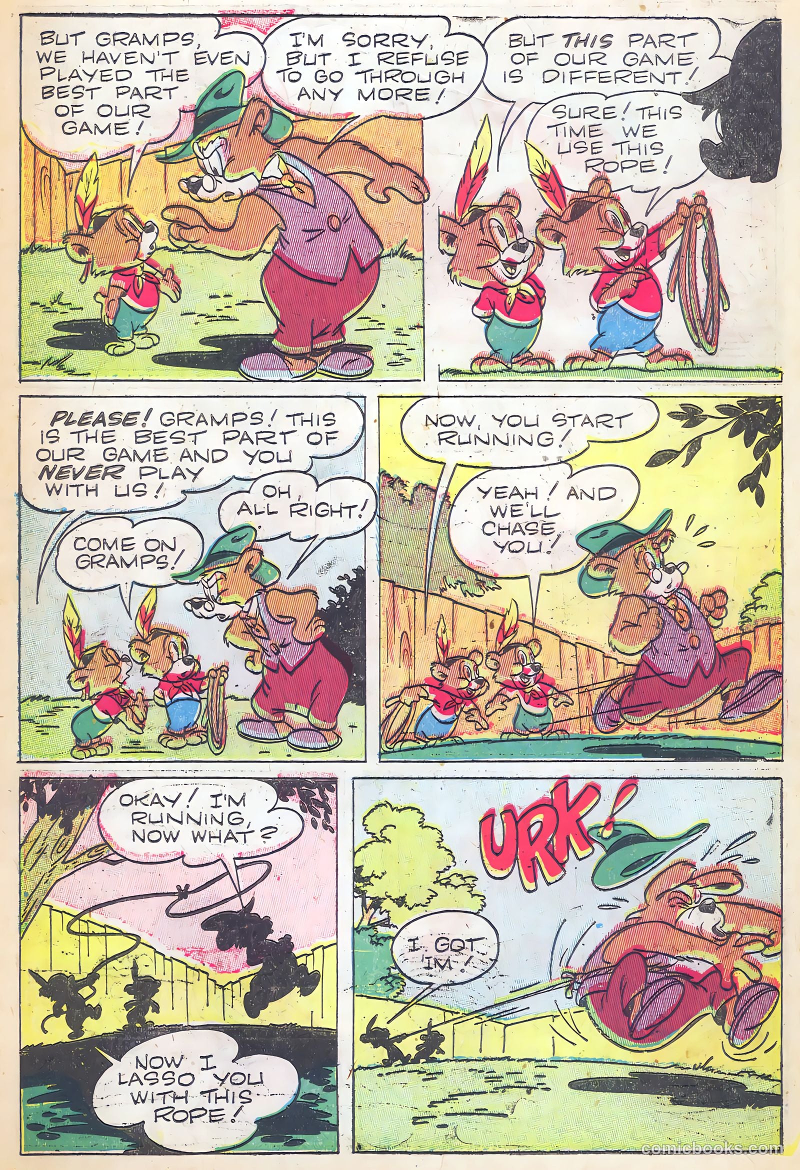 "Red" Rabbit Comics #5 (1947) — page 46