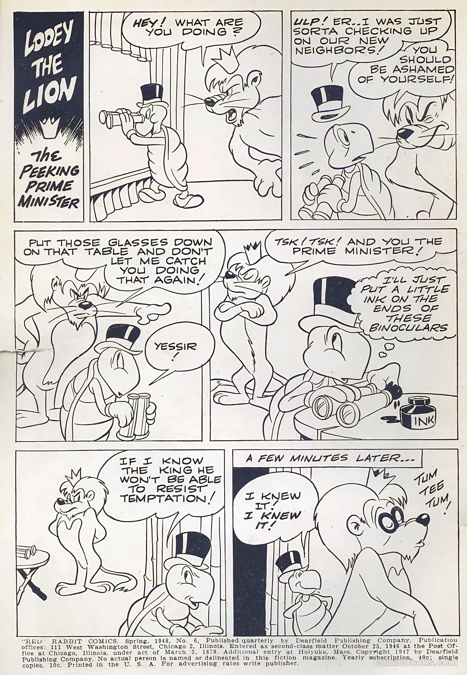 "Red" Rabbit Comics #6 (1948) — page 2