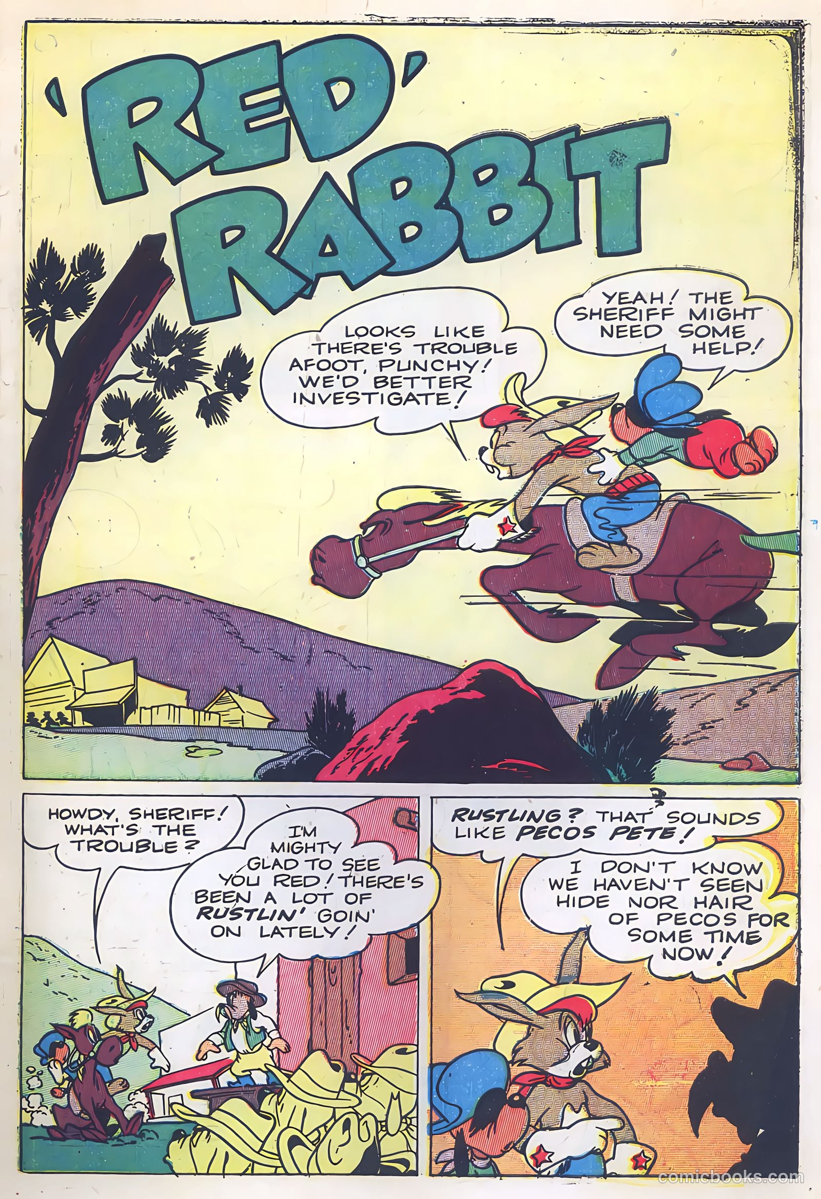"Red" Rabbit Comics #6 (1948) — page 3