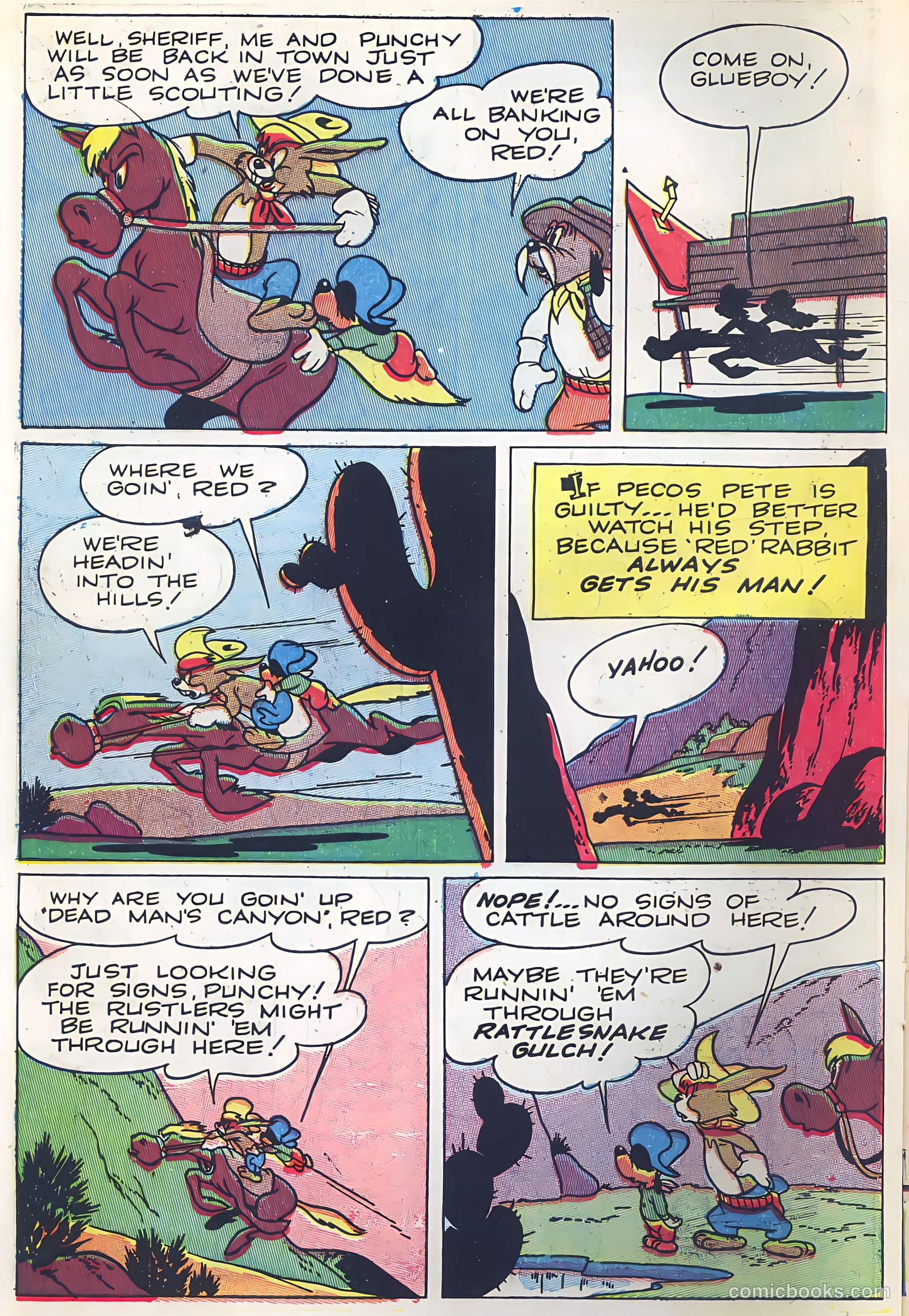 "Red" Rabbit Comics #6 (1948) — page 6