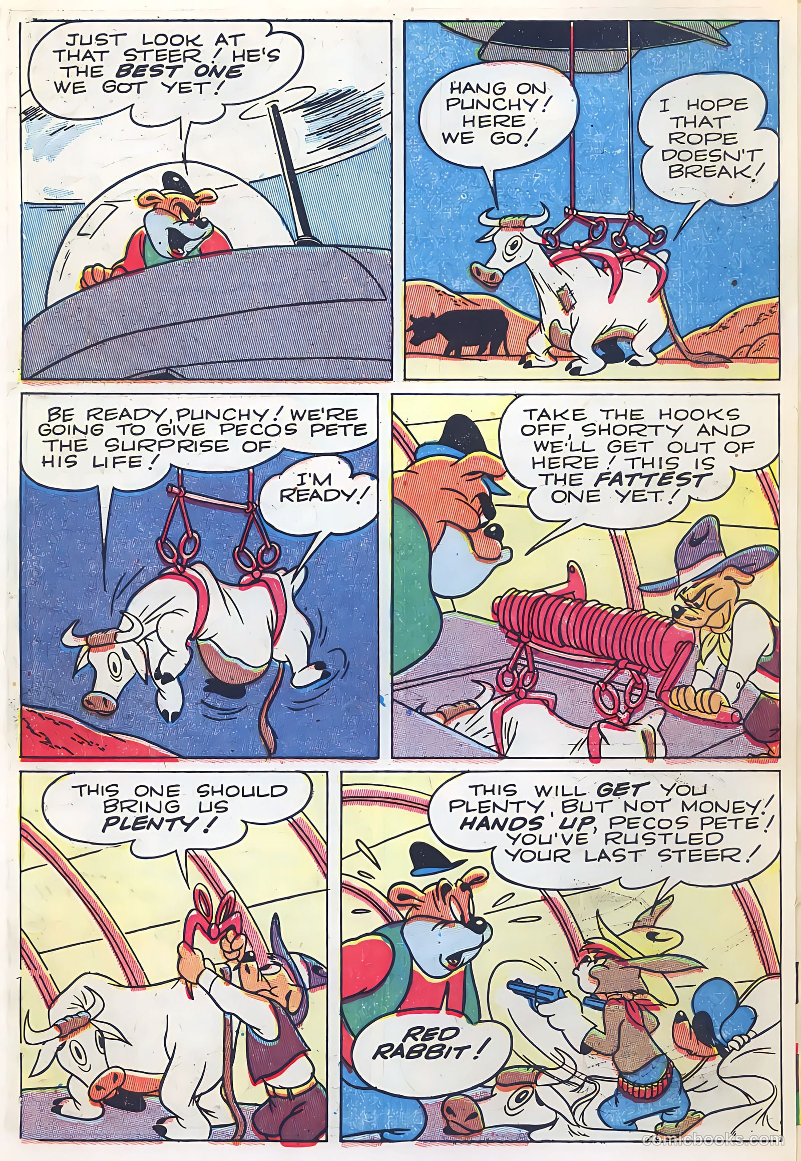 "Red" Rabbit Comics #6 (1948) — page 12