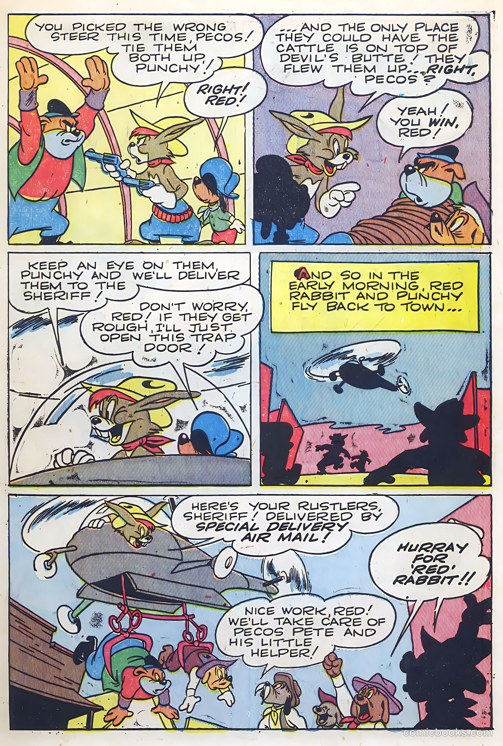 "Red" Rabbit Comics #6 (1948) — page 13