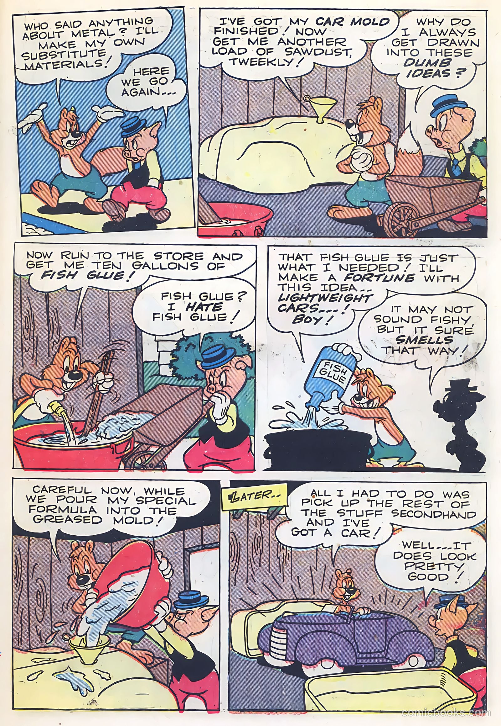 "Red" Rabbit Comics #6 (1948) — page 37