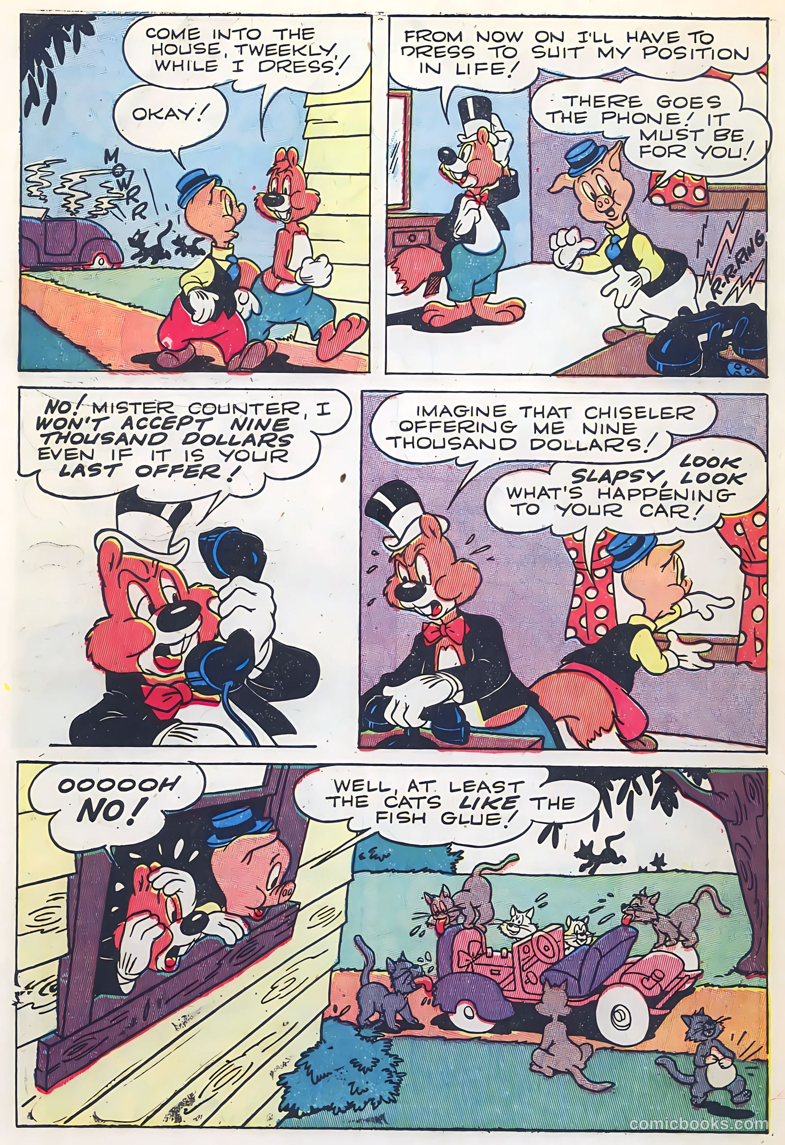 "Red" Rabbit Comics #6 (1948) — page 40