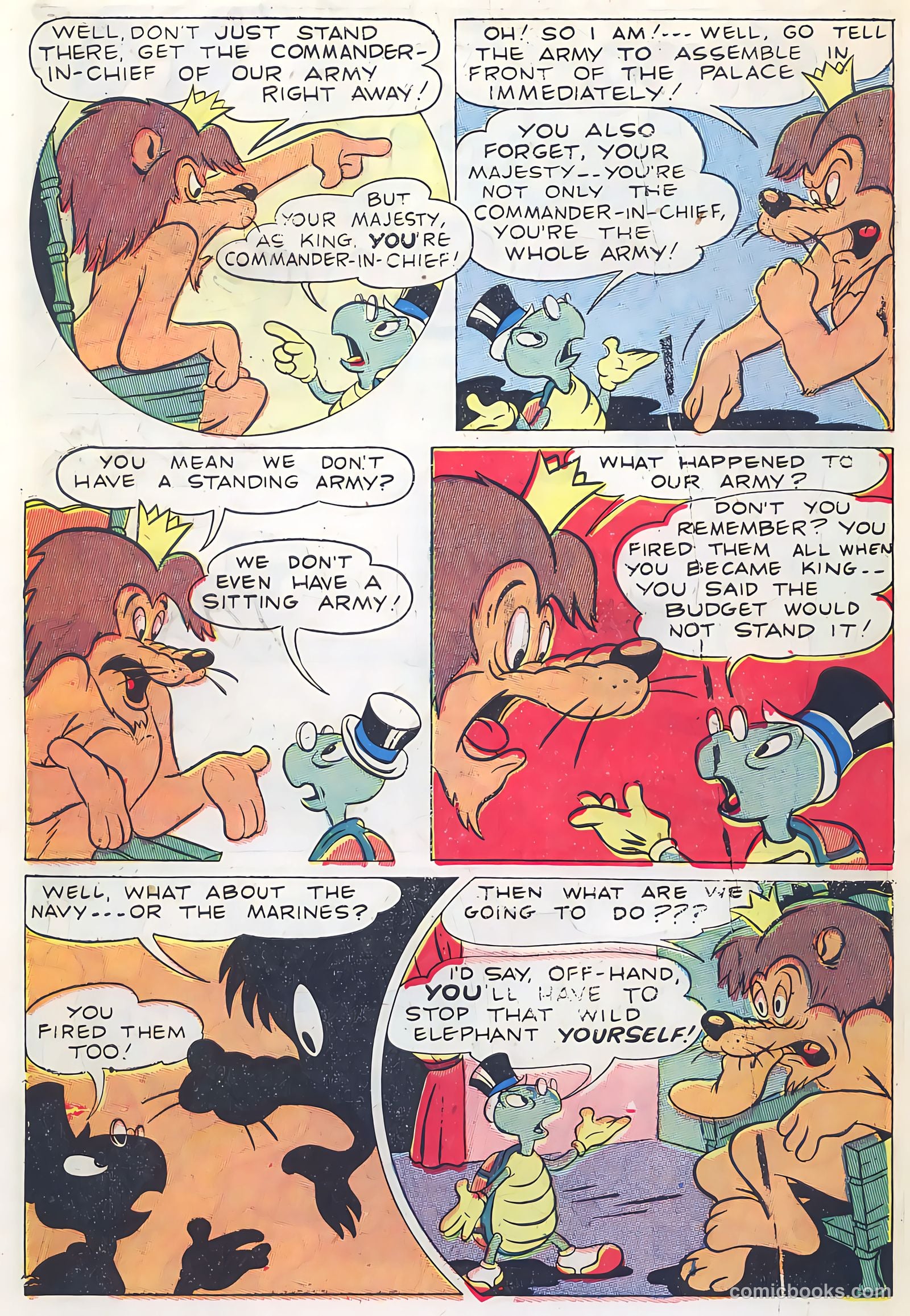 "Red" Rabbit Comics #6 (1948) — page 42