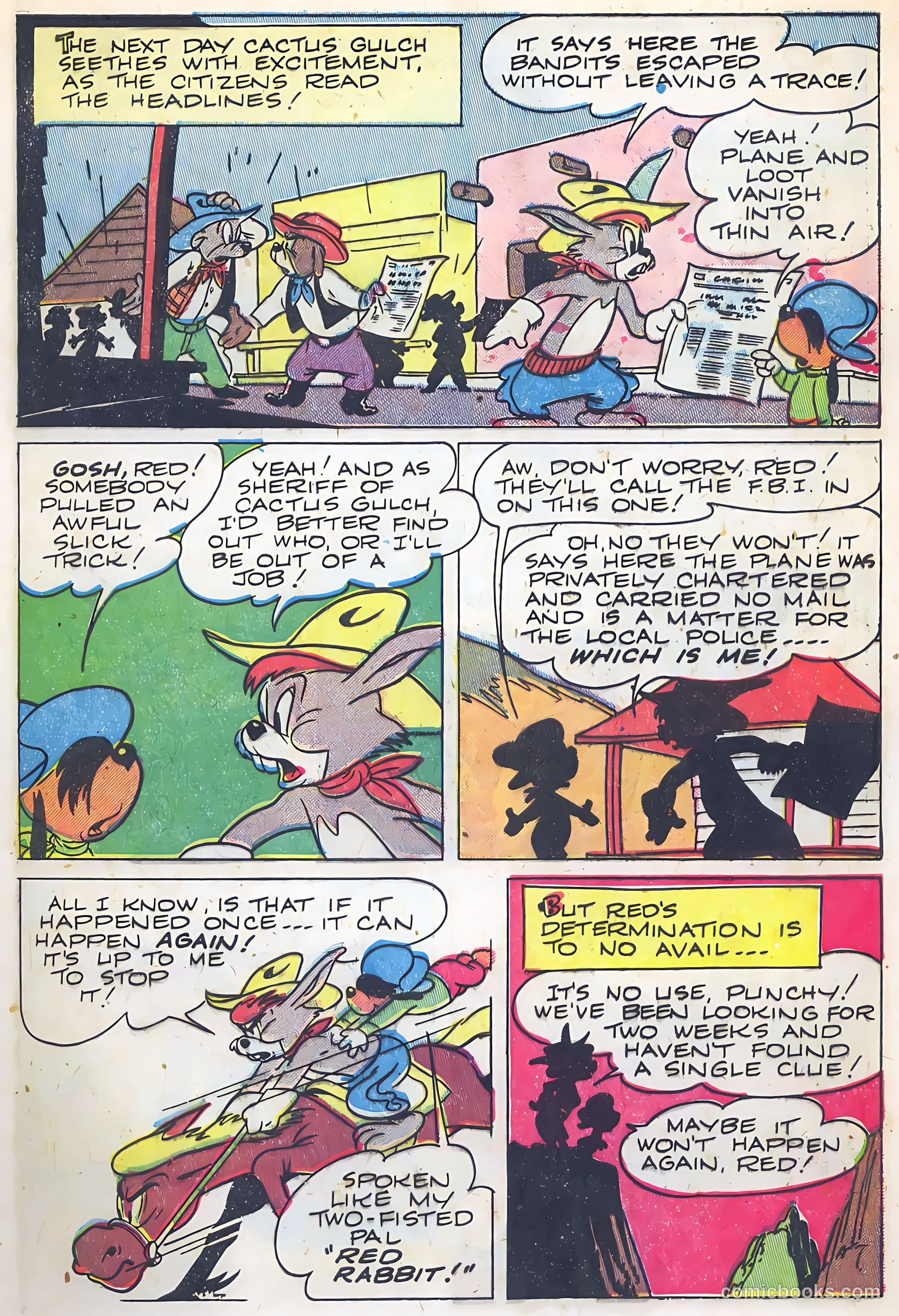 "Red" Rabbit Comics #8 (1948) — page 4