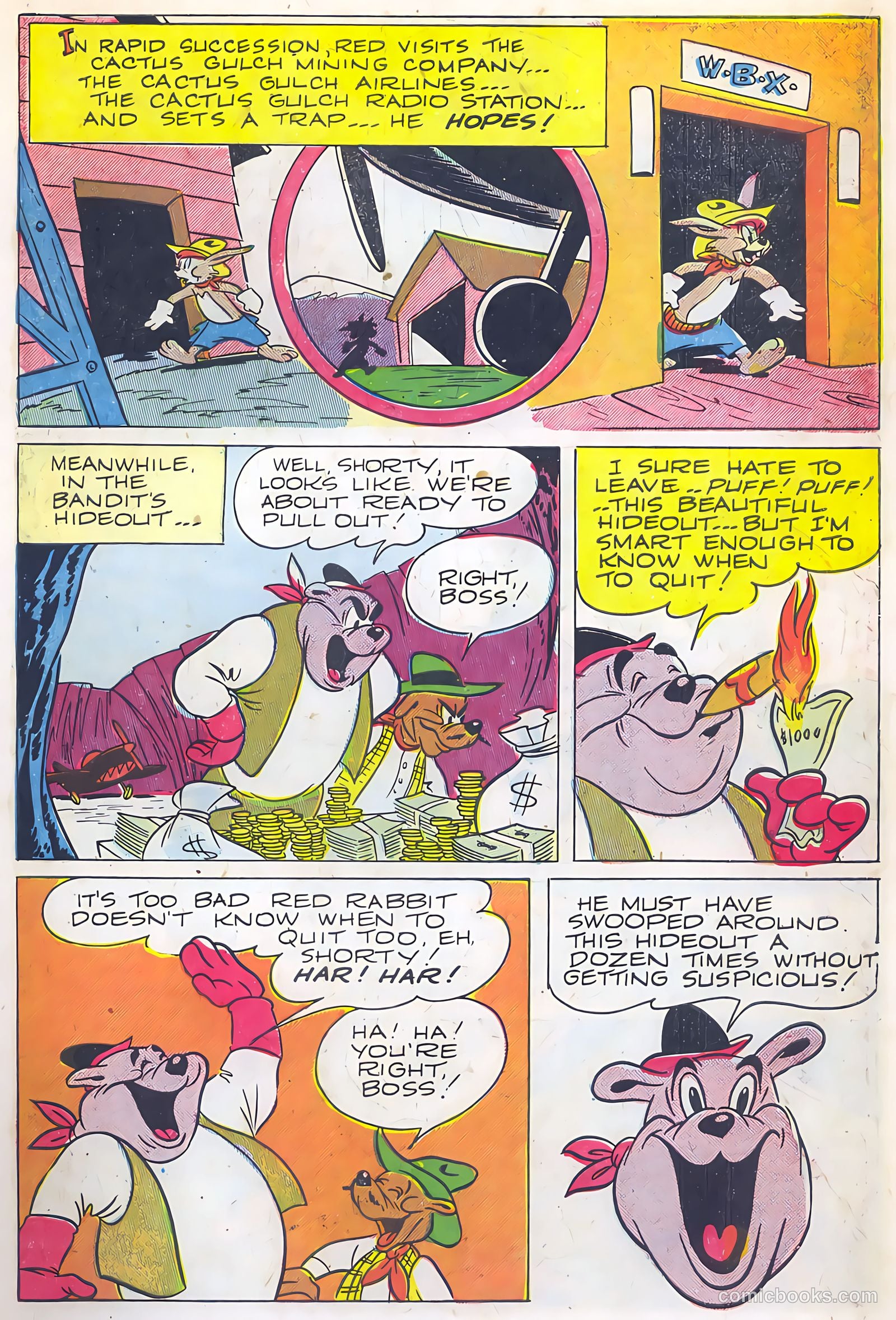"Red" Rabbit Comics #8 (1948) — page 6