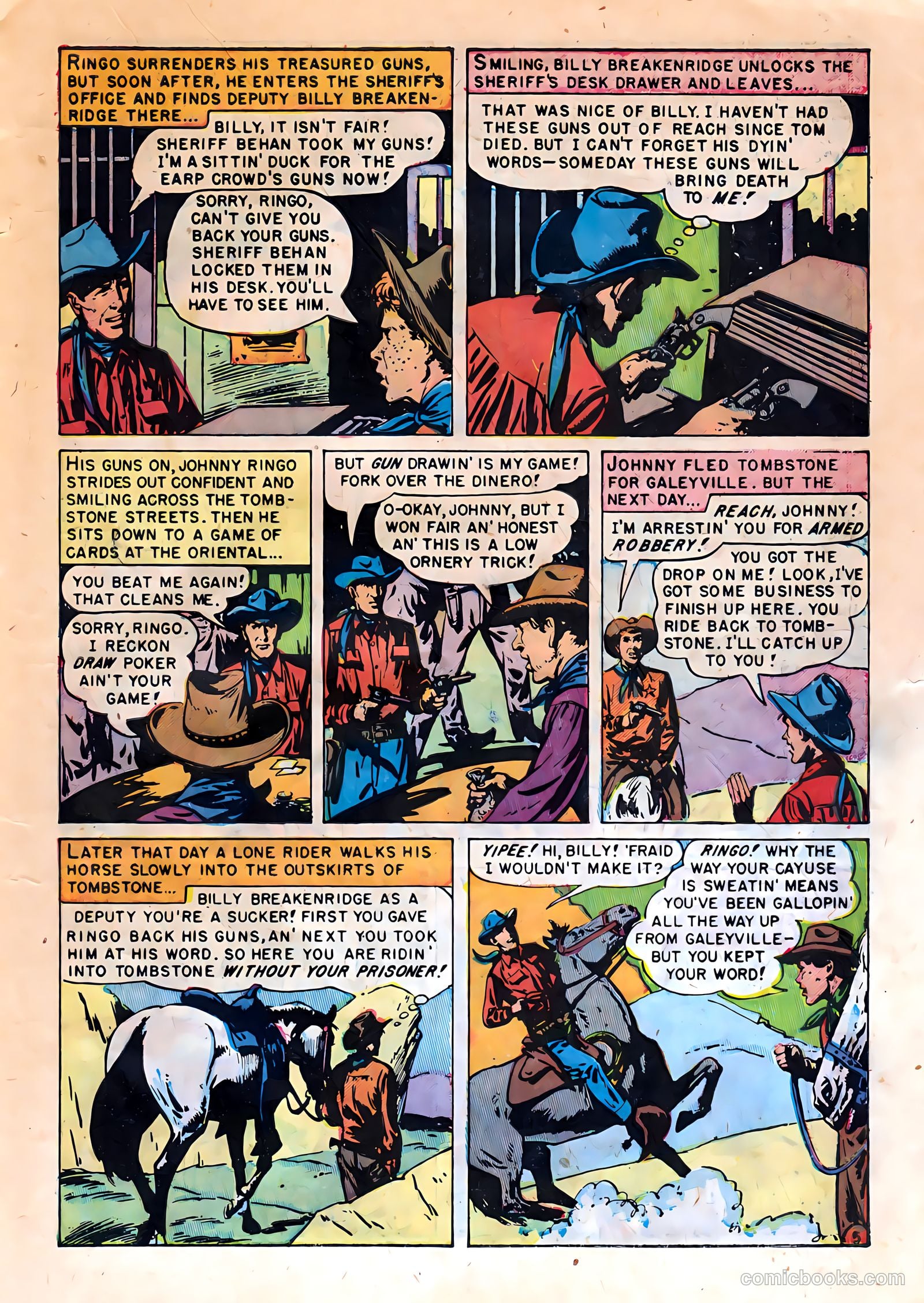 Bad Men of Tombstone #1 (1950) — page 7 of 36