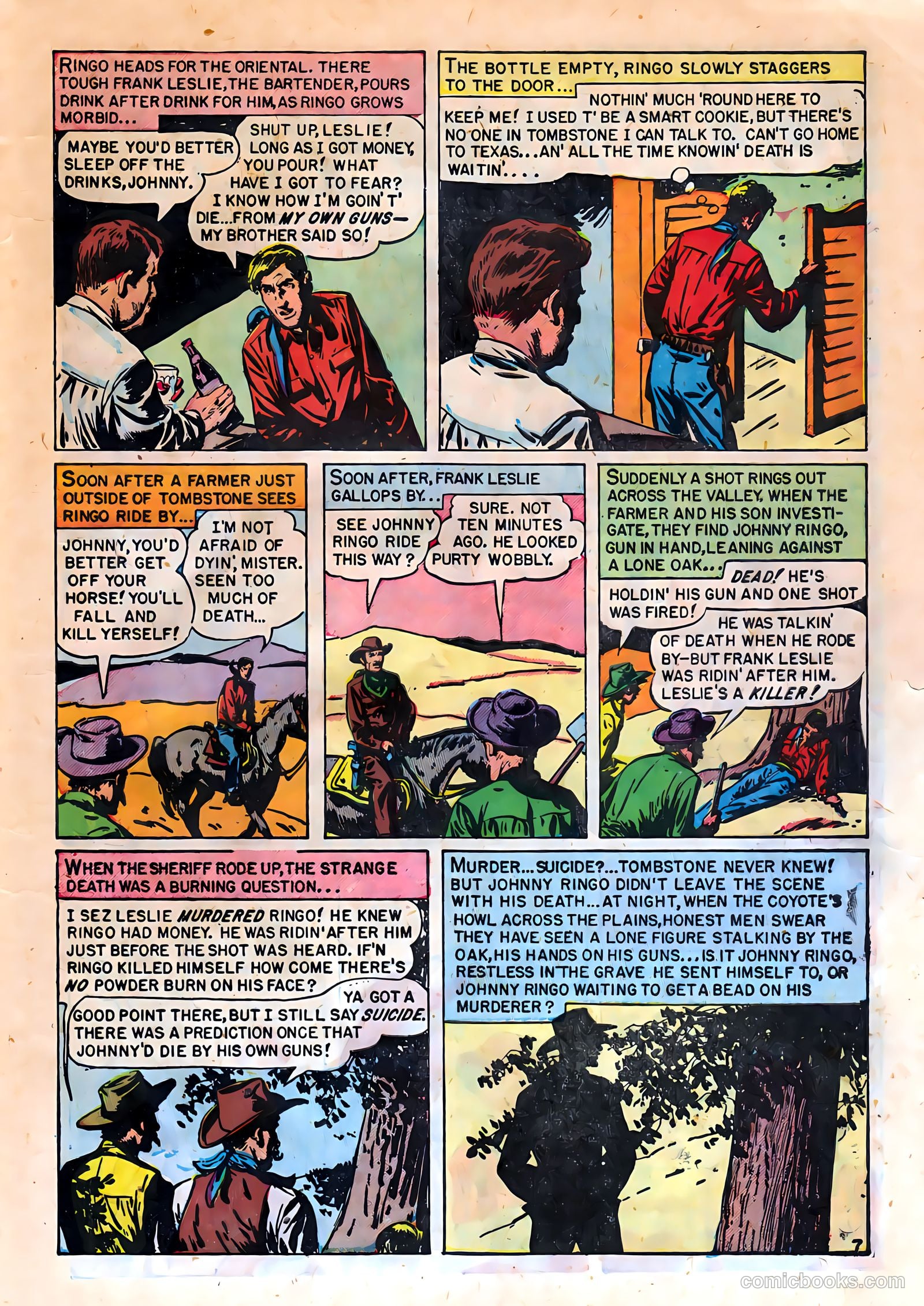 Bad Men of Tombstone #1 (1950) — page 9 of 36