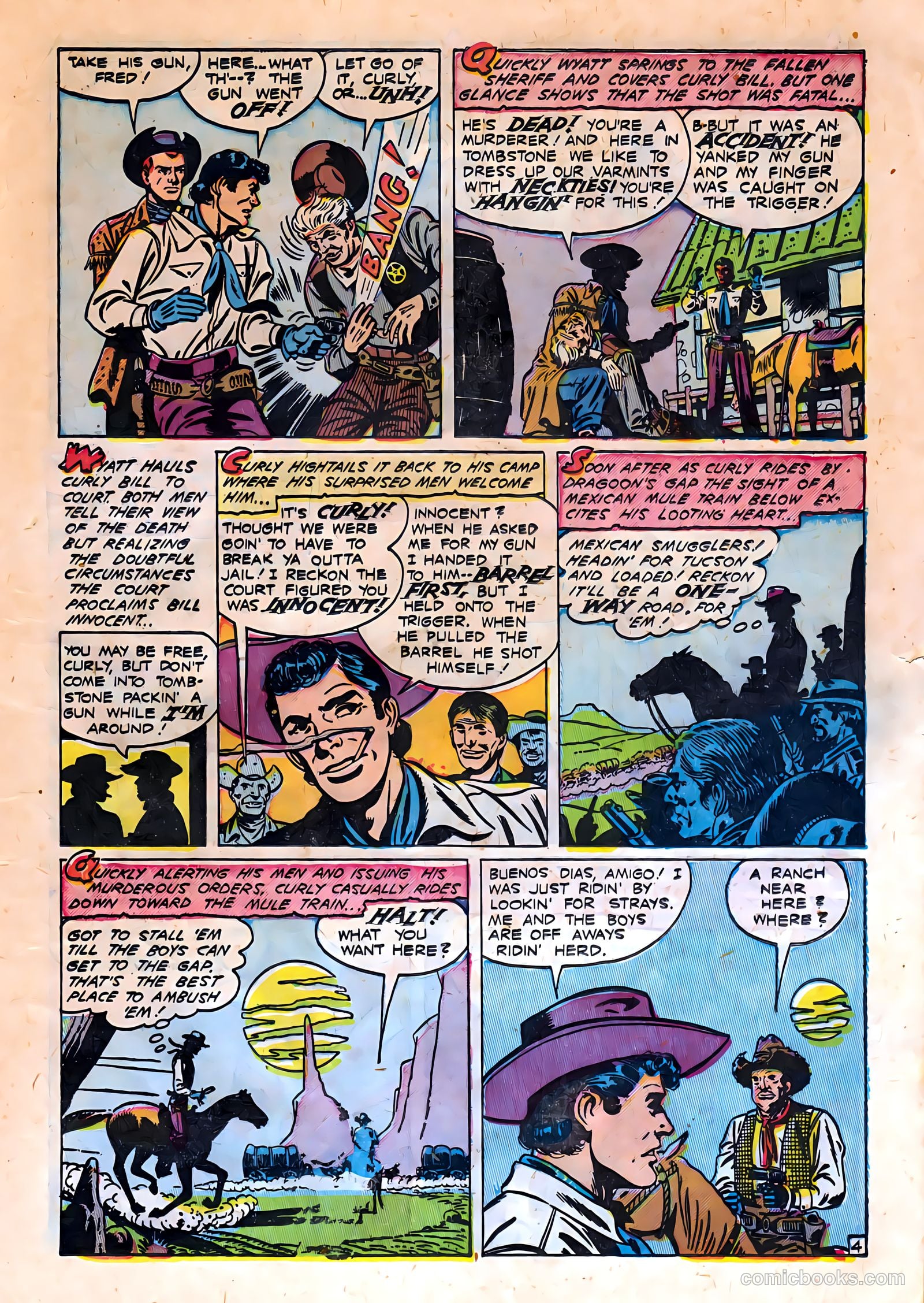 Bad Men of Tombstone #1 (1950) — page 13 of 36