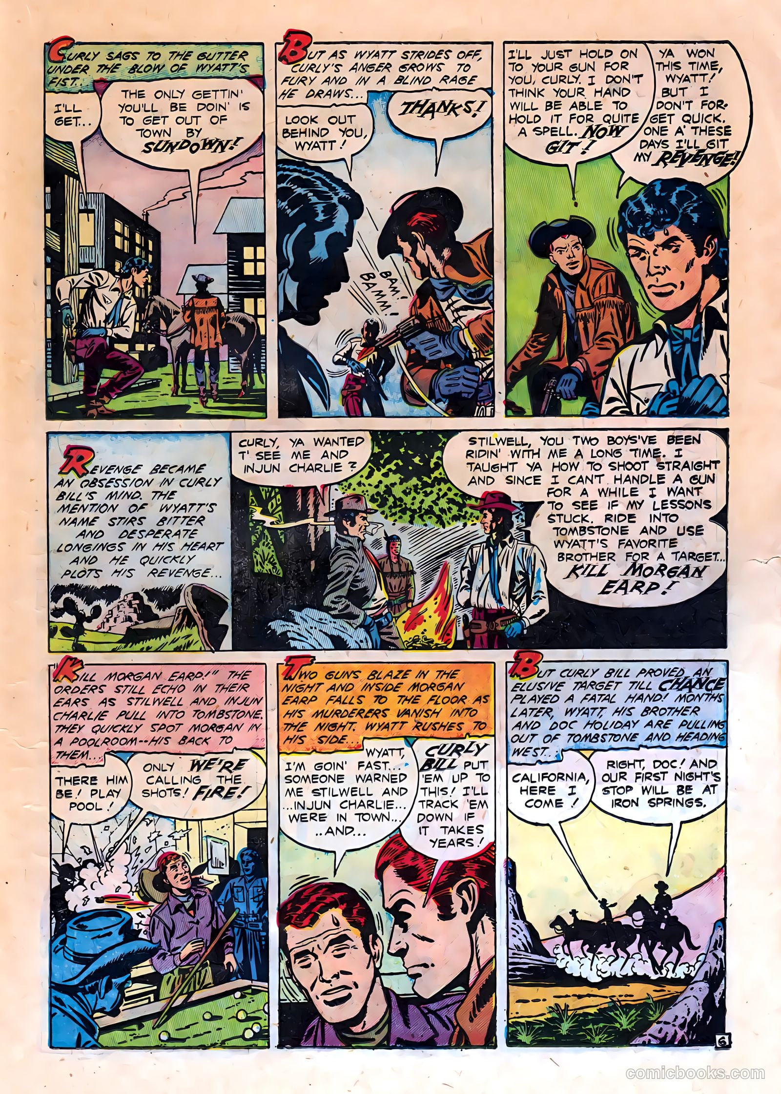 Bad Men of Tombstone #1 (1950) — page 15 of 36