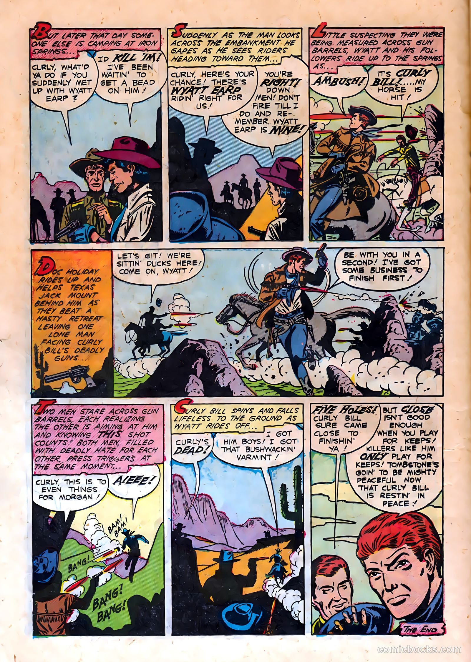 Bad Men of Tombstone #1 (1950) — page 16 of 36