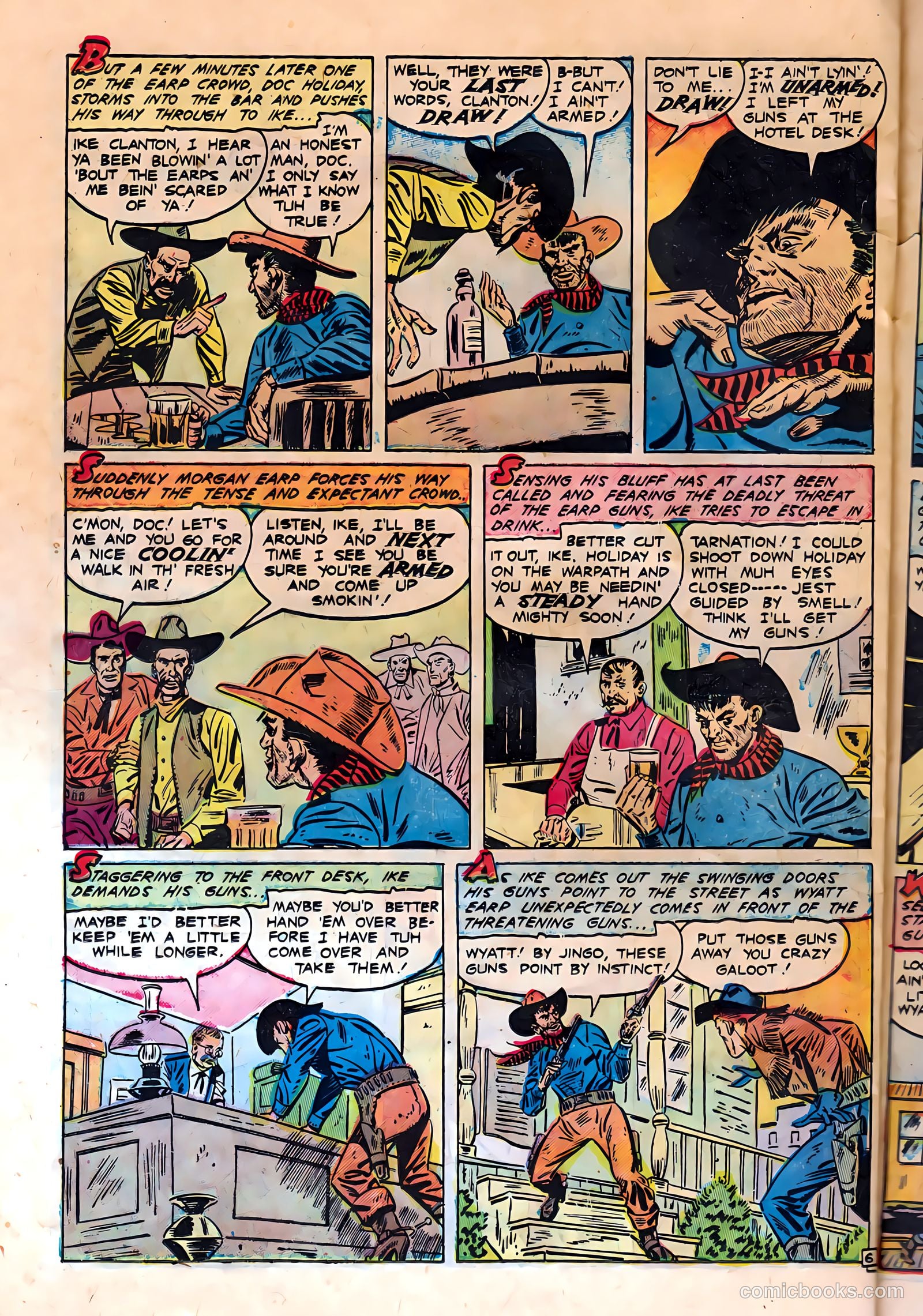 Bad Men of Tombstone #1 (1950) — page 22 of 36