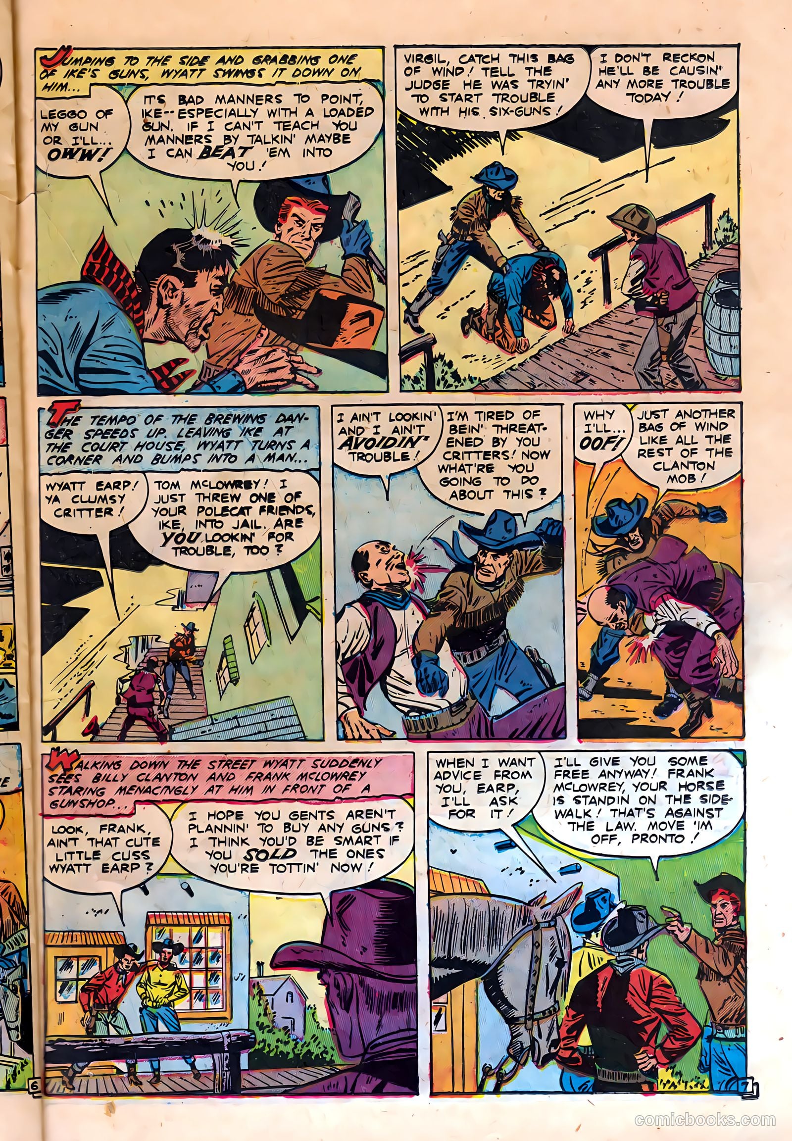 Bad Men of Tombstone #1 (1950) — page 23 of 36