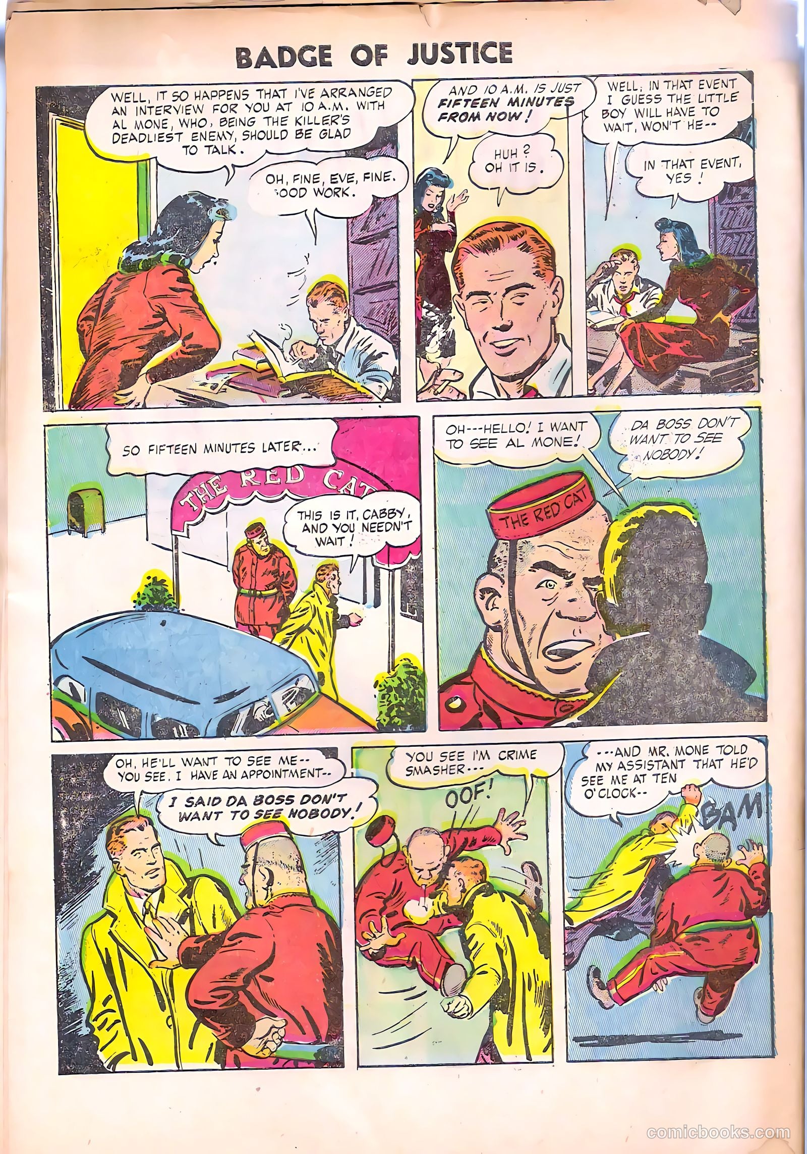 Badge of Justice #22 (1955) — page 3 of 32