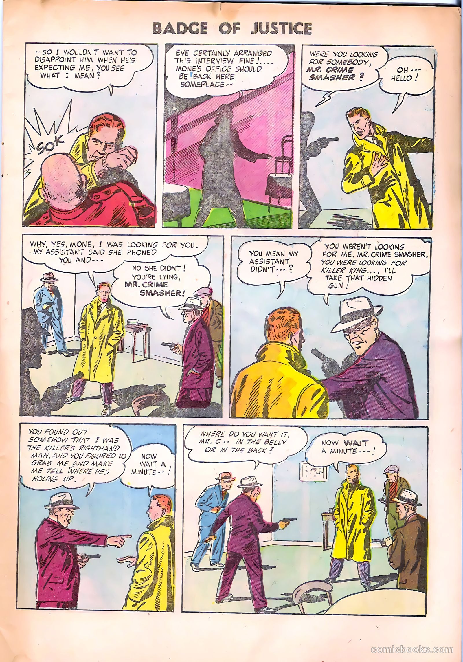 Badge of Justice #22 (1955) — page 4 of 32
