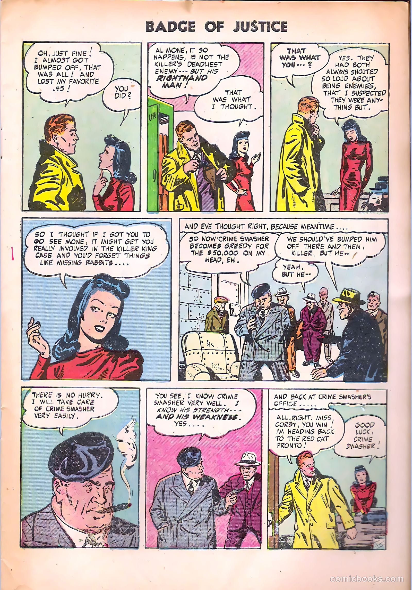 Badge of Justice #22 (1955) — page 6 of 32