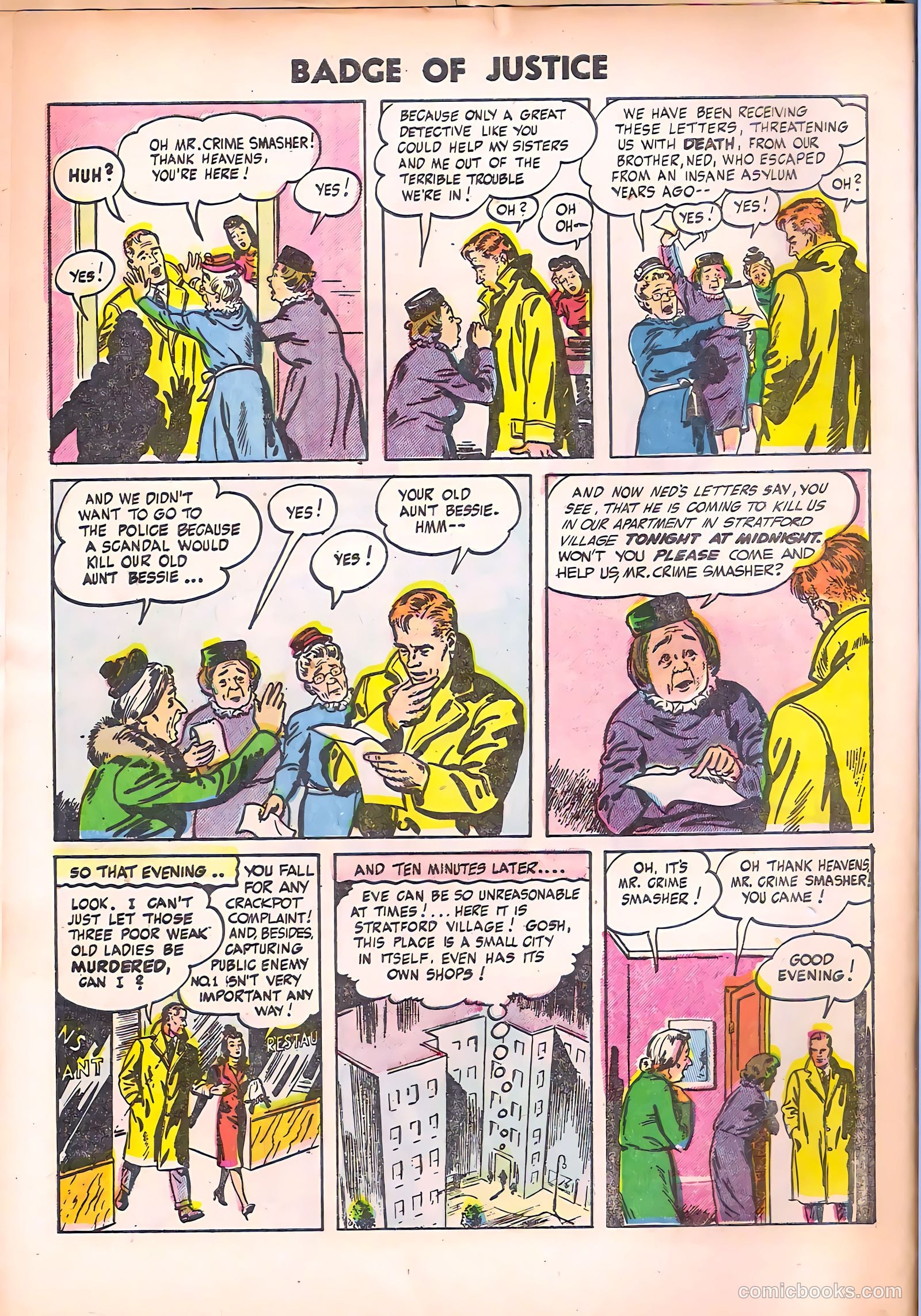 Badge of Justice #22 (1955) — page 7 of 32