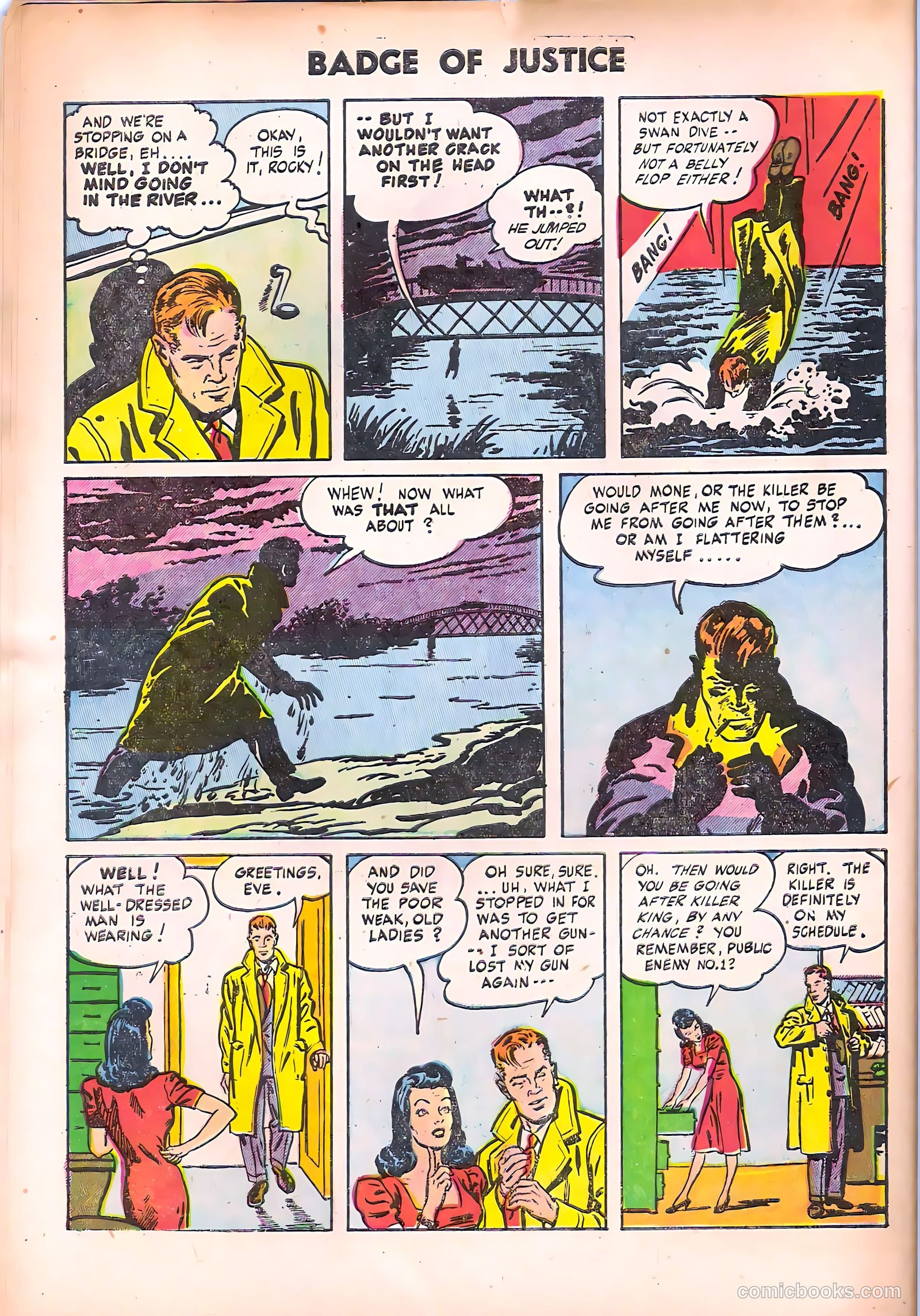 Badge of Justice #22 (1955) — page 9 of 32