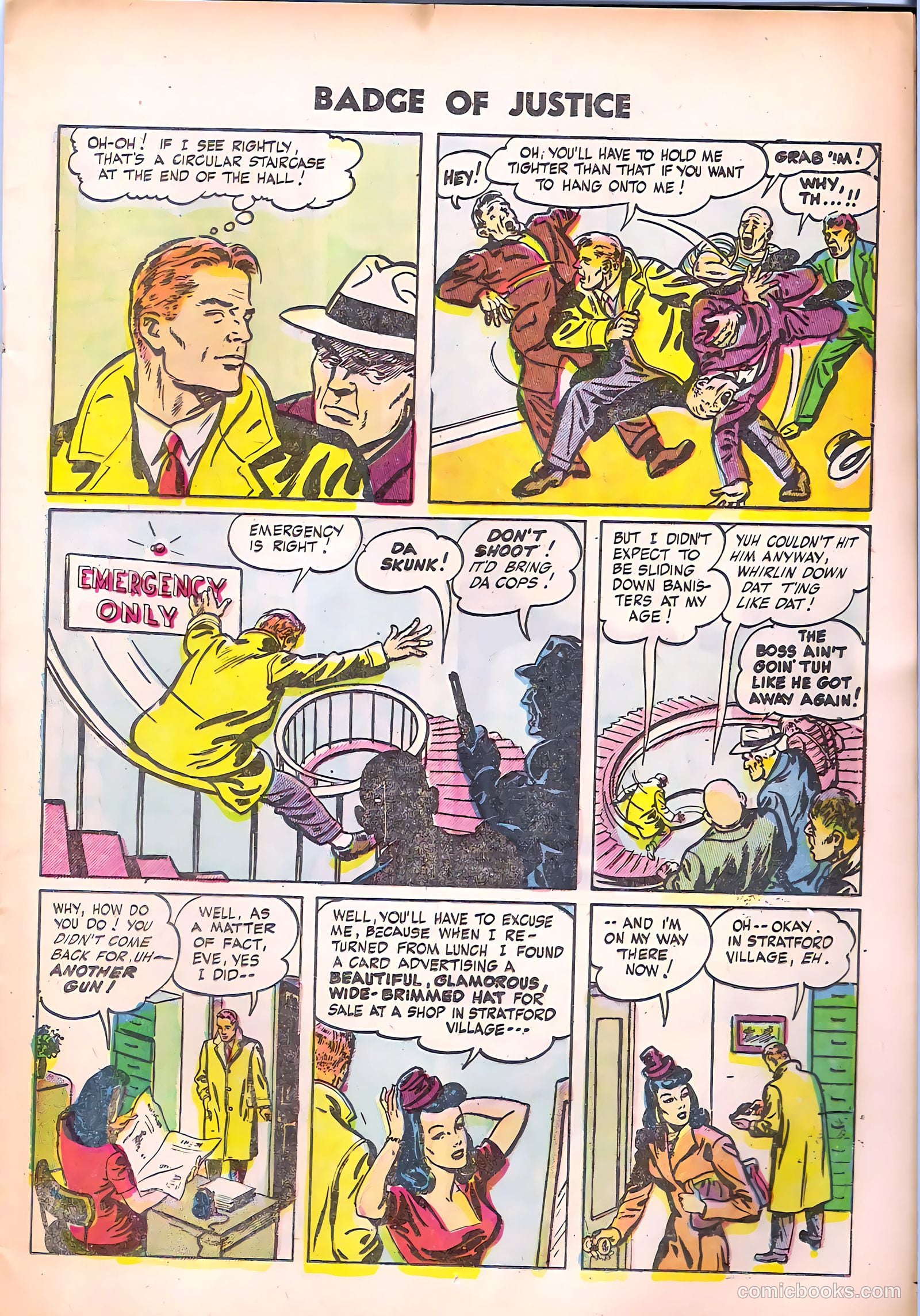Badge of Justice #22 (1955) — page 12 of 32