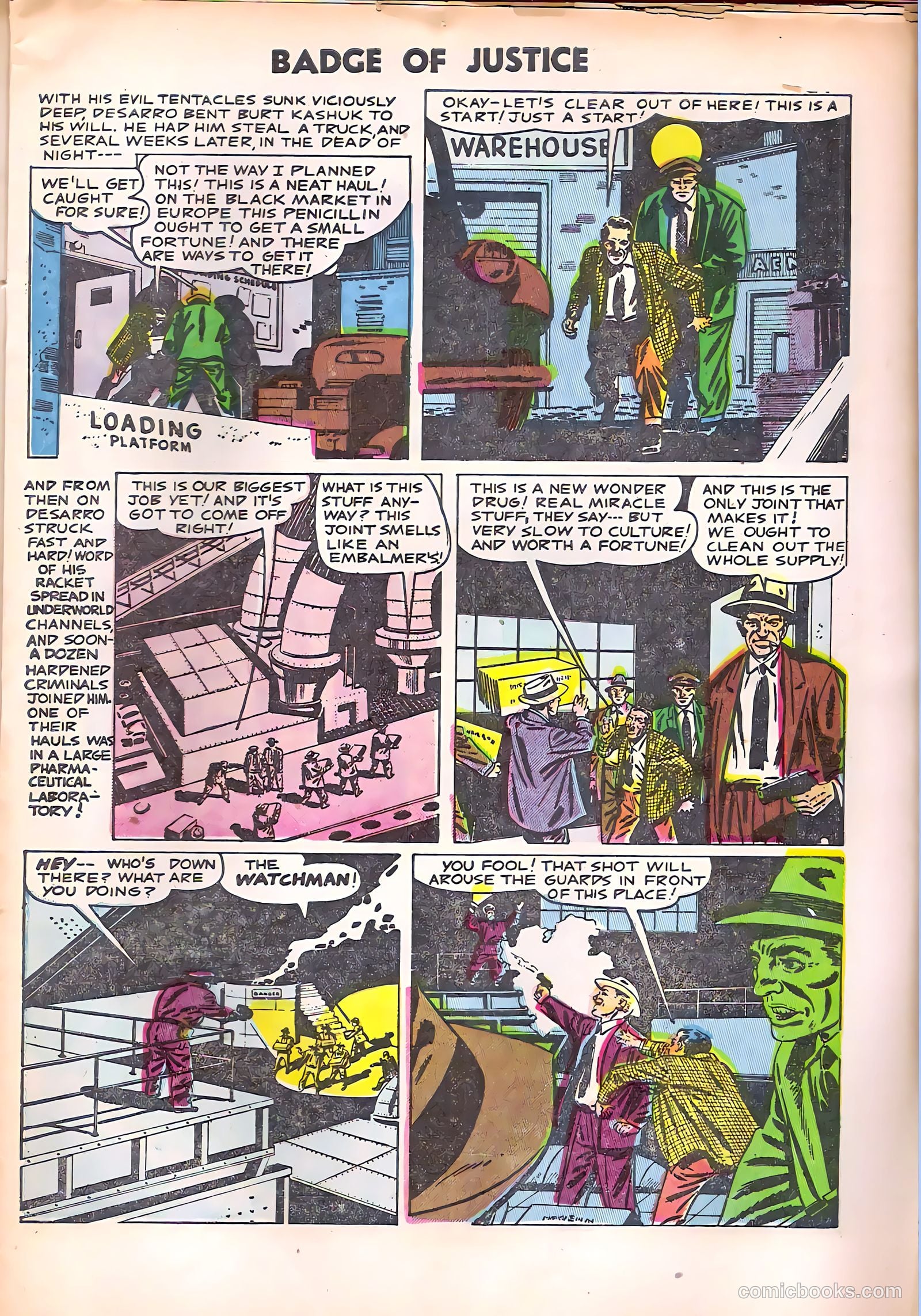 Badge of Justice #22 (1955) — page 28 of 32