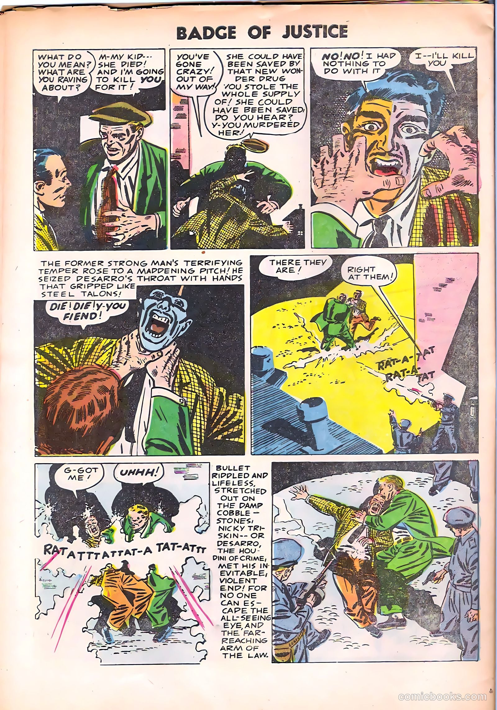 Badge of Justice #22 (1955) — page 31 of 32