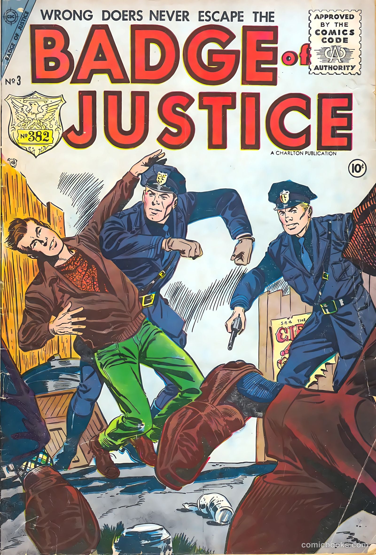 Badge of Justice #3 (1955) — page 1 of 36