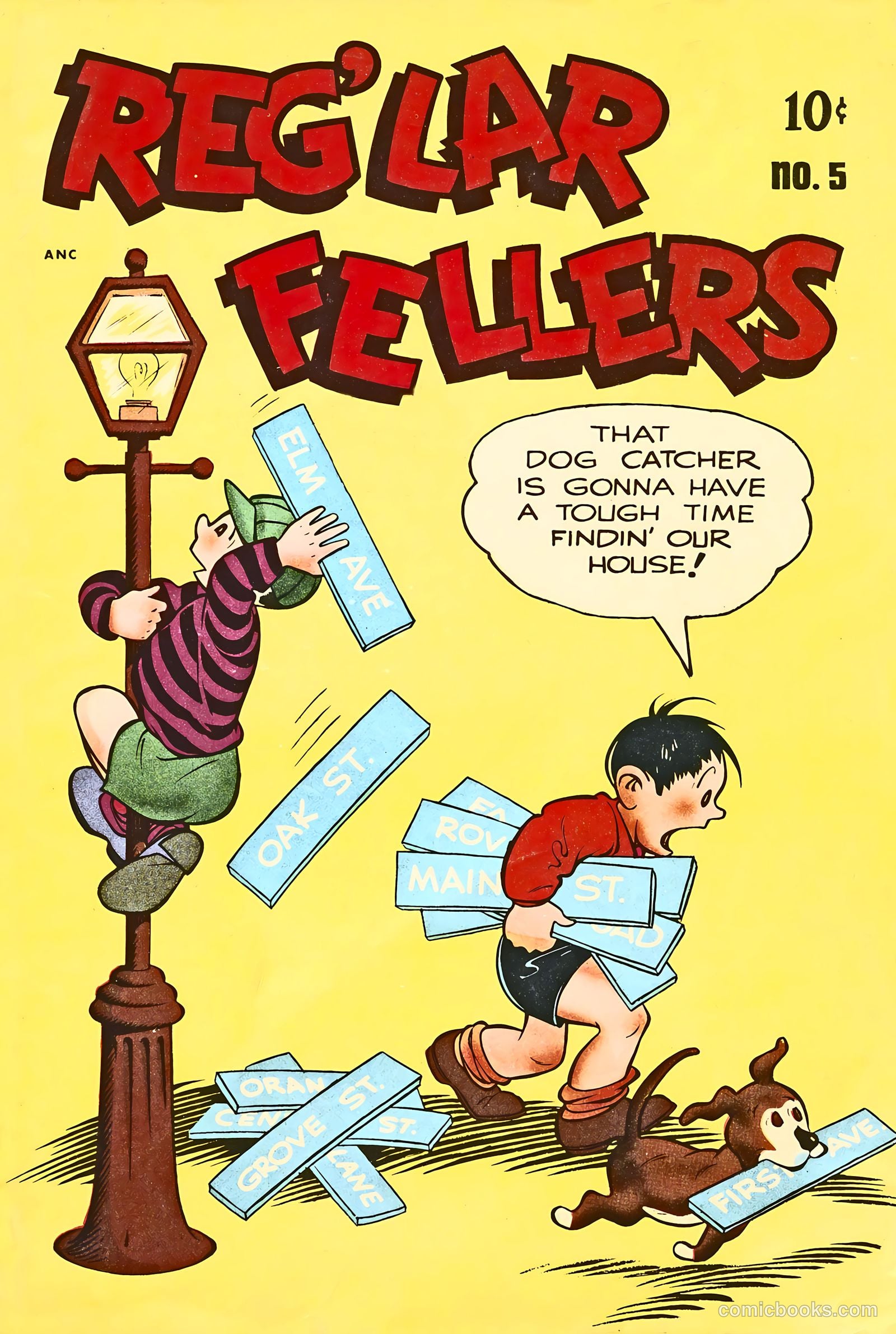 Reg'lar Fellers #5 cover