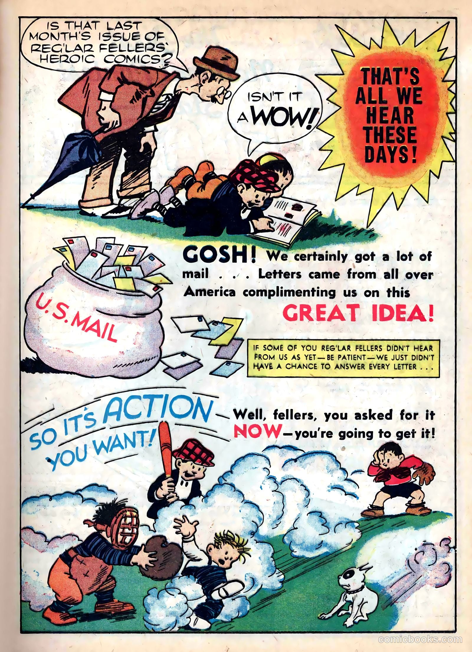 Reg'lar Fellers Heroic Comics #2 (1940) — page 33 of 68