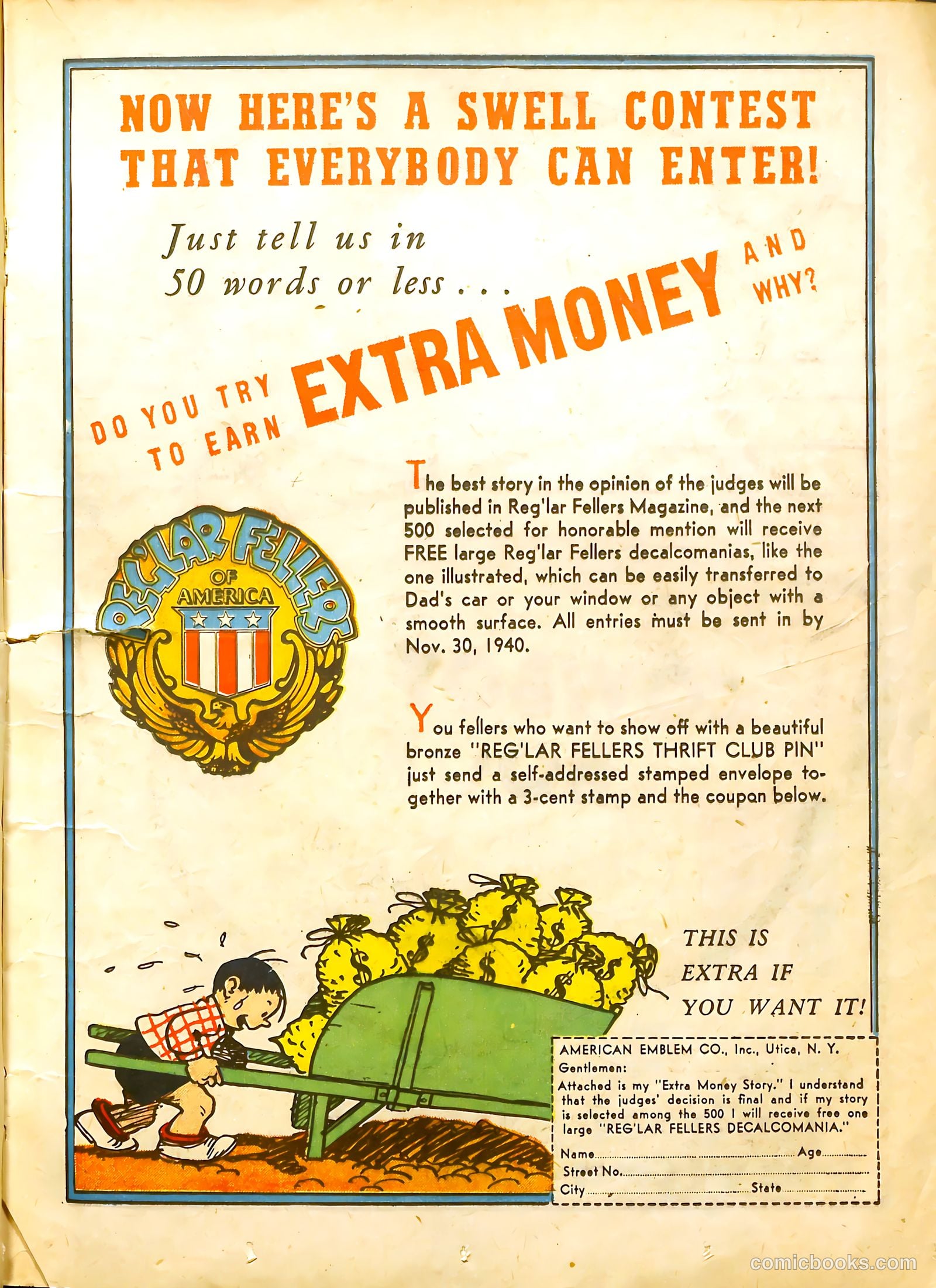 Reg'lar Fellers Heroic Comics #3 (1940) — page 32 of 65