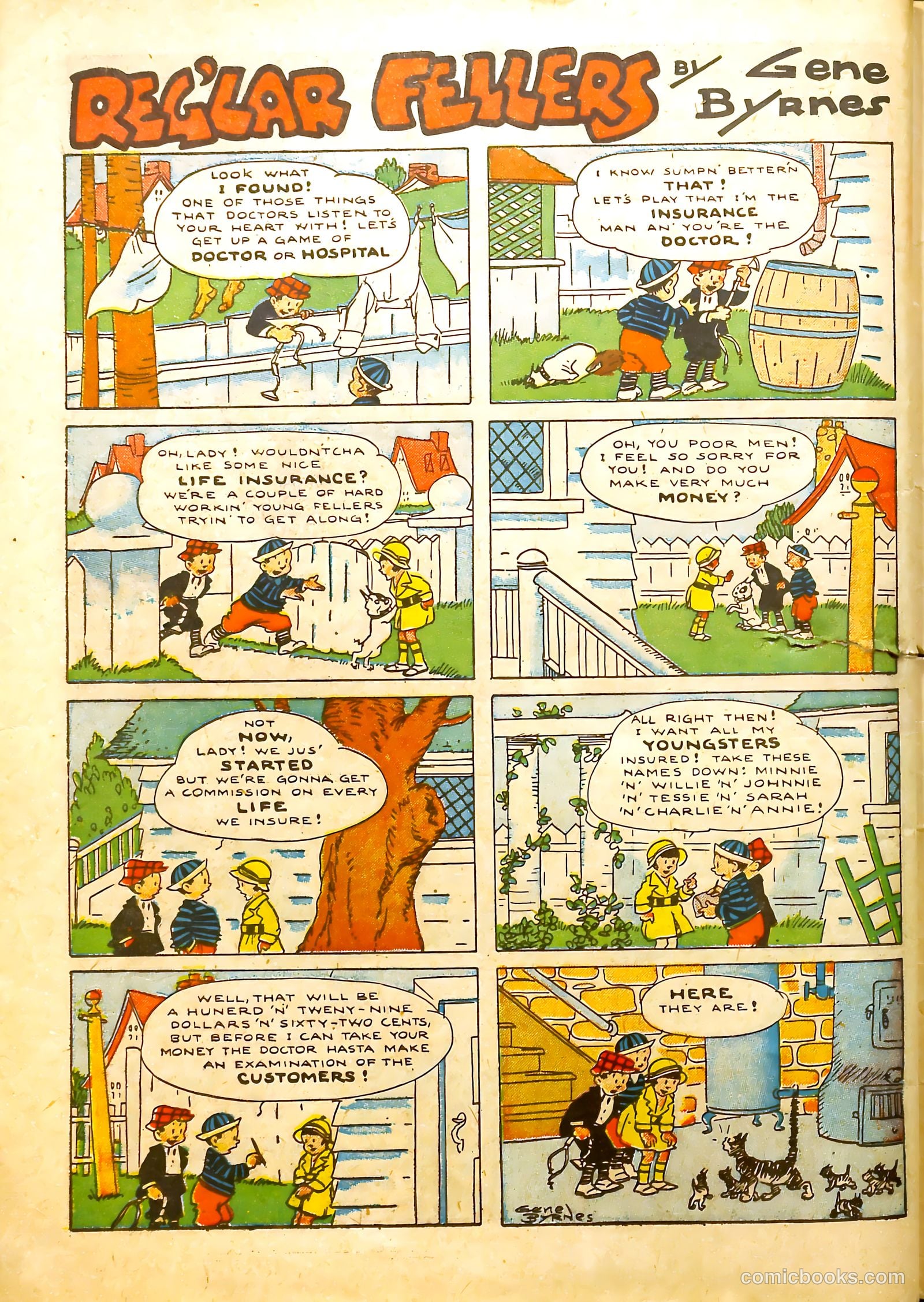 Reg'lar Fellers Heroic Comics #3 (1940) — page 55 of 65