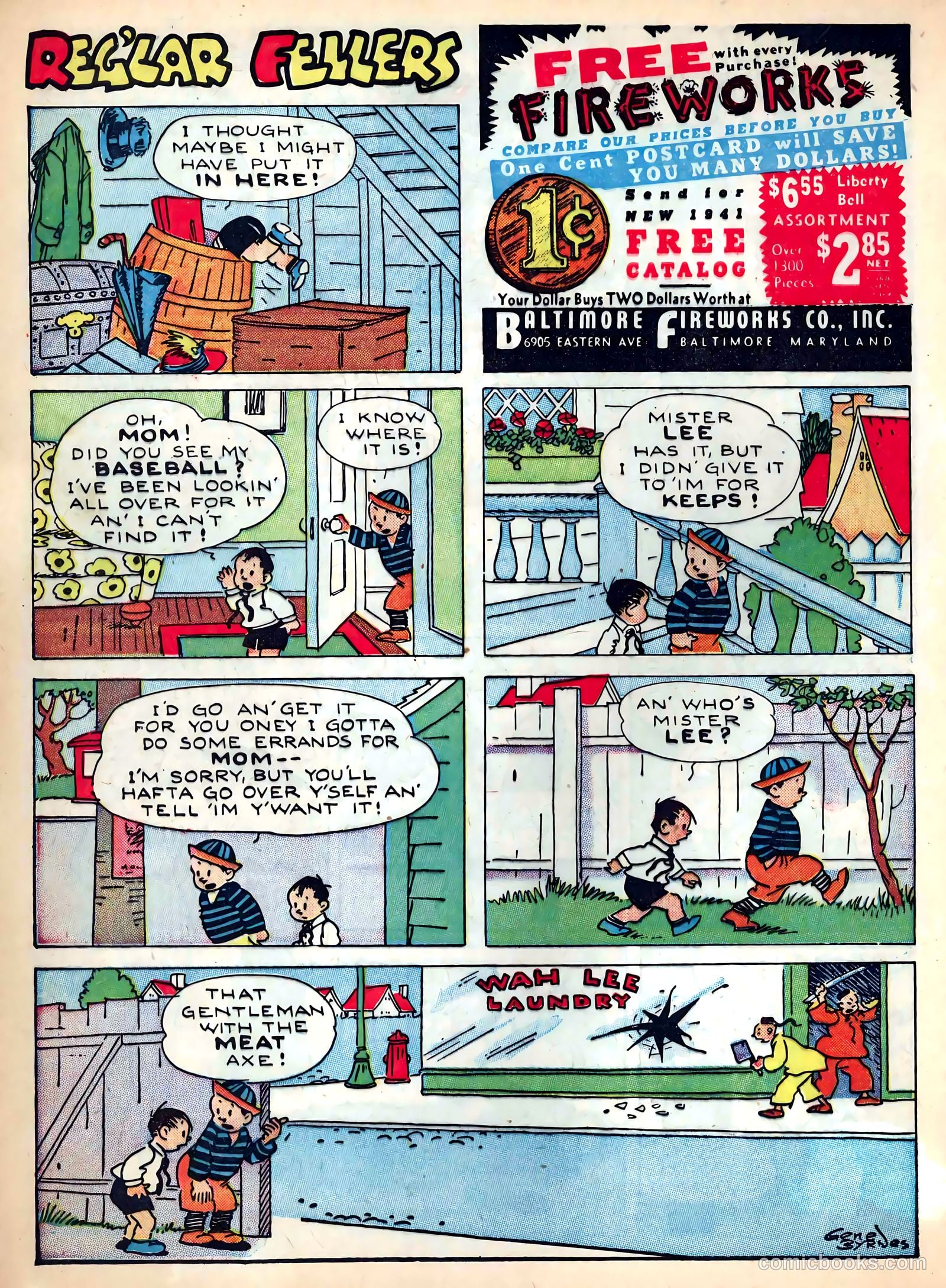 Reg'lar Fellers Heroic Comics #7 (1941) — page 14 of 68