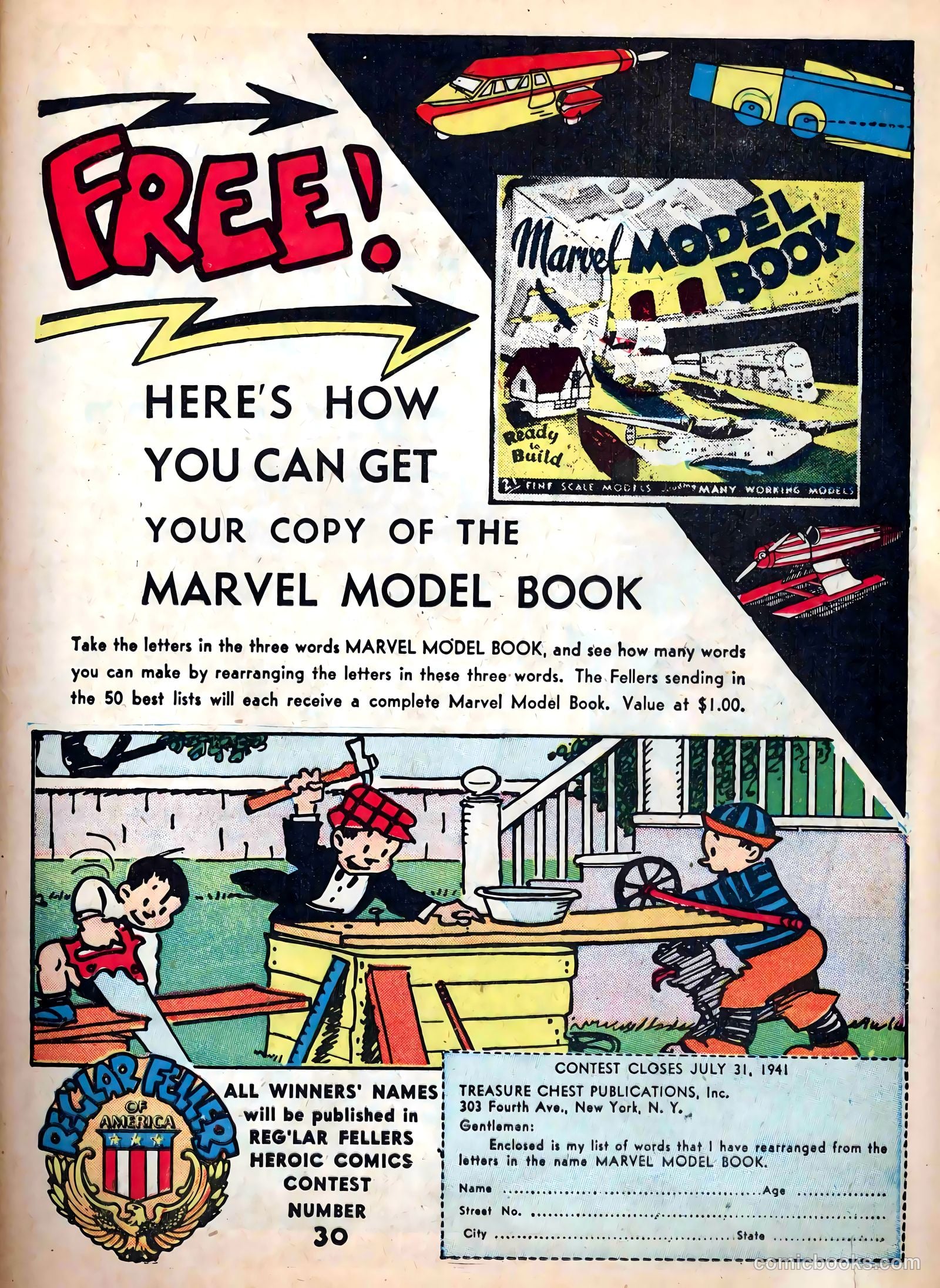 Reg'lar Fellers Heroic Comics #7 (1941) — page 41 of 68