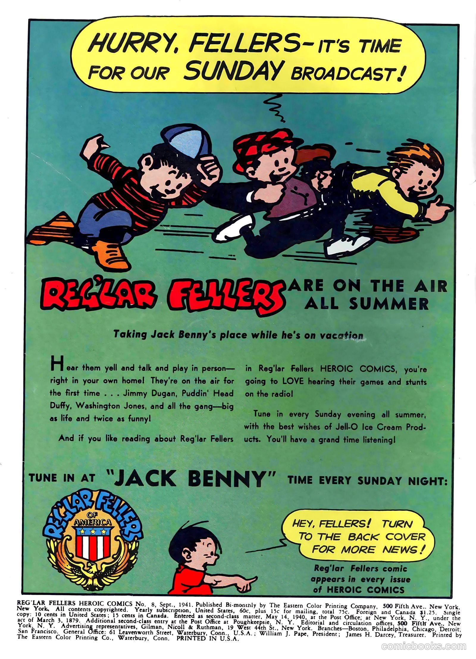 Reg'lar Fellers Heroic Comics #8 (1941) — page 2 of 68