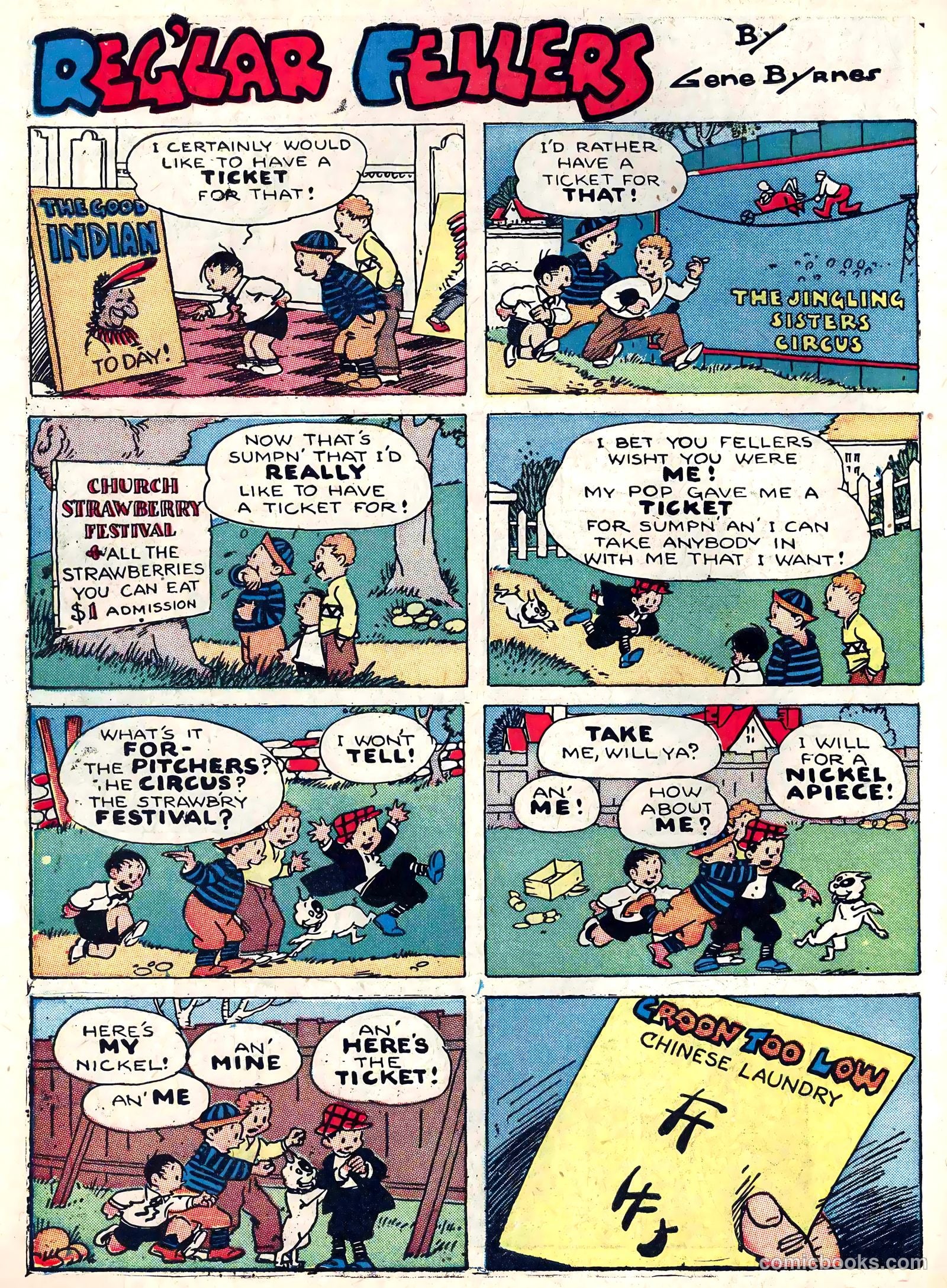 Reg'lar Fellers Heroic Comics #8 (1941) — page 58 of 68