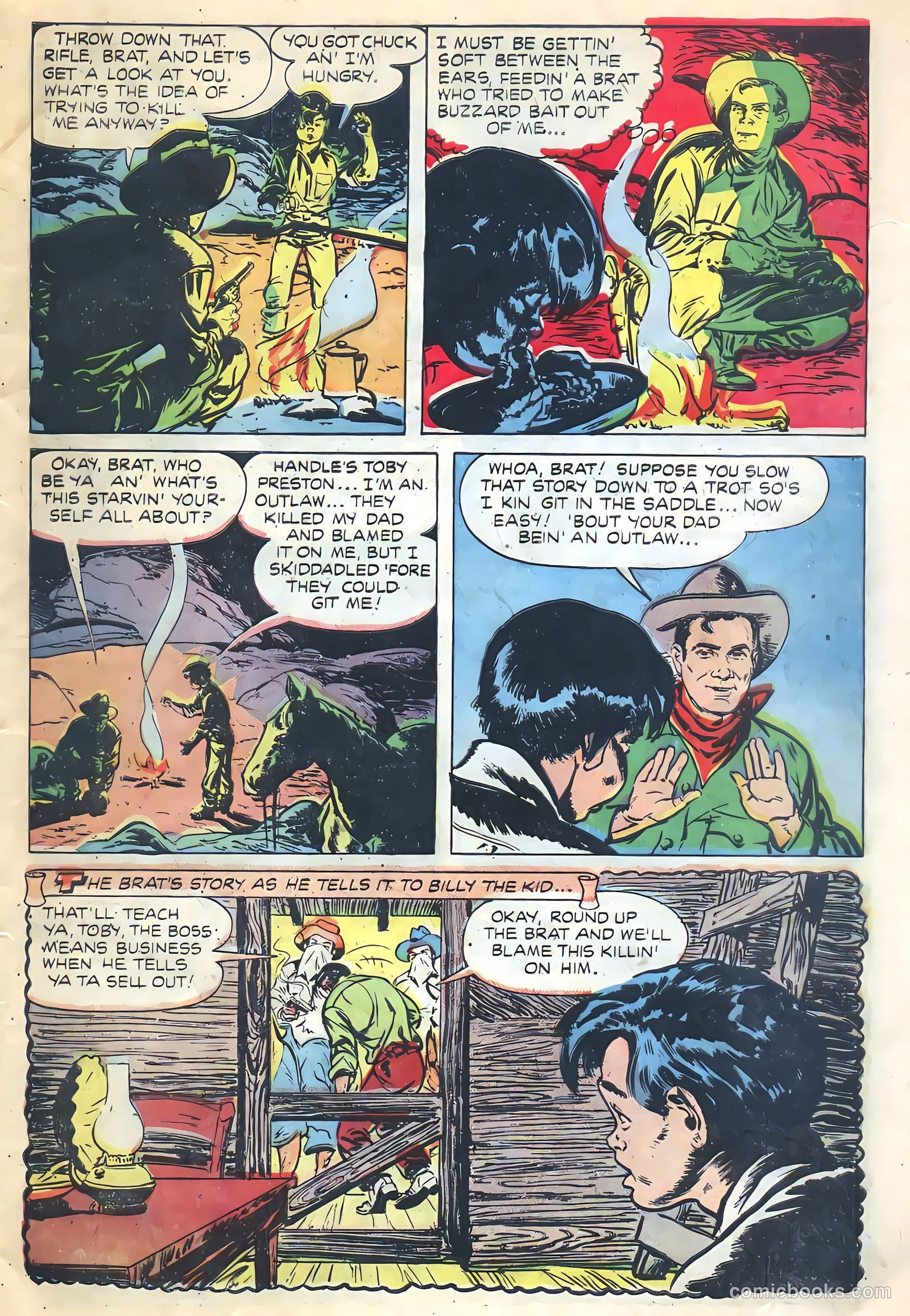 Return of the Outlaw #4 (1954) — page 5