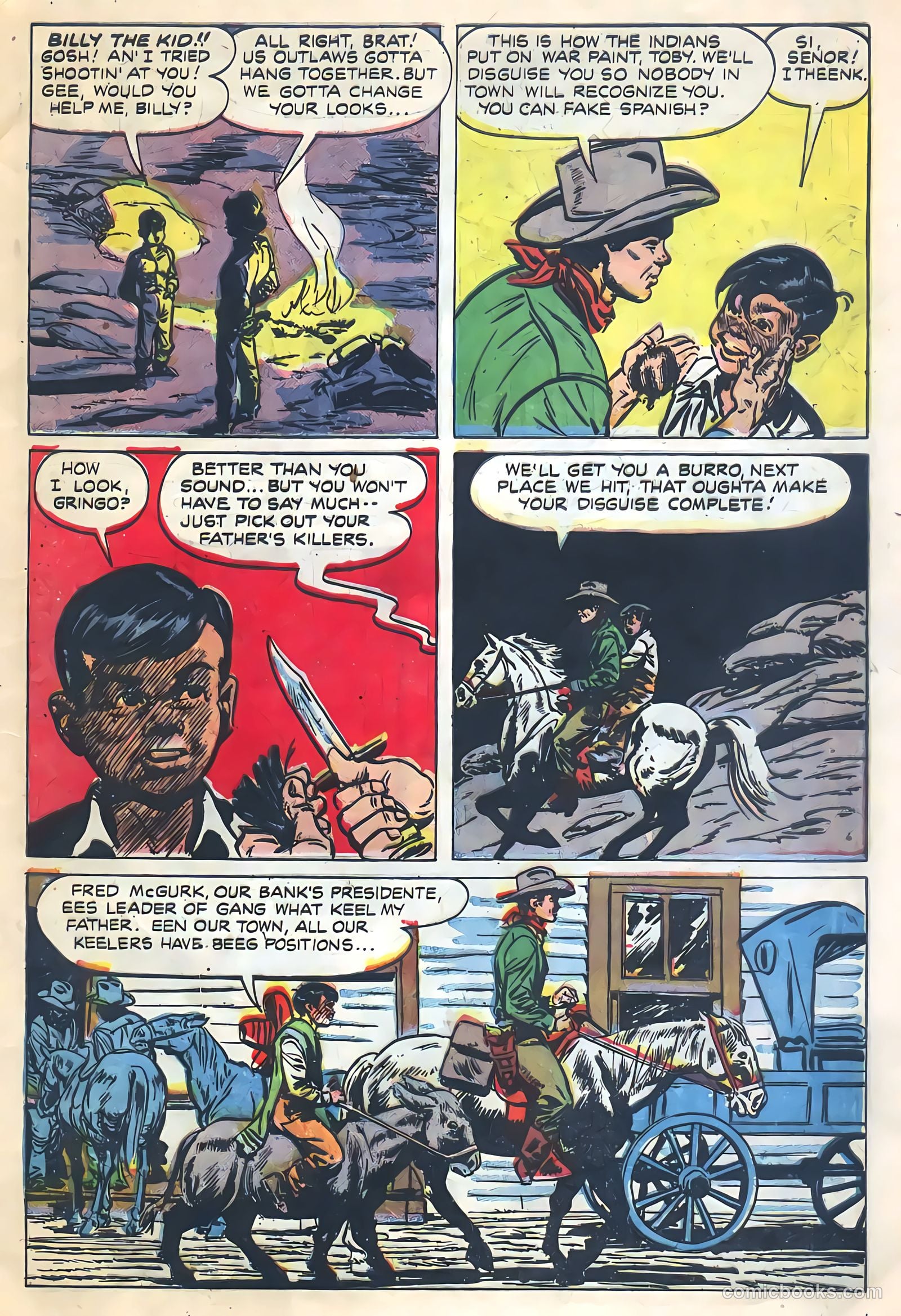 Return of the Outlaw #4 (1954) — page 7