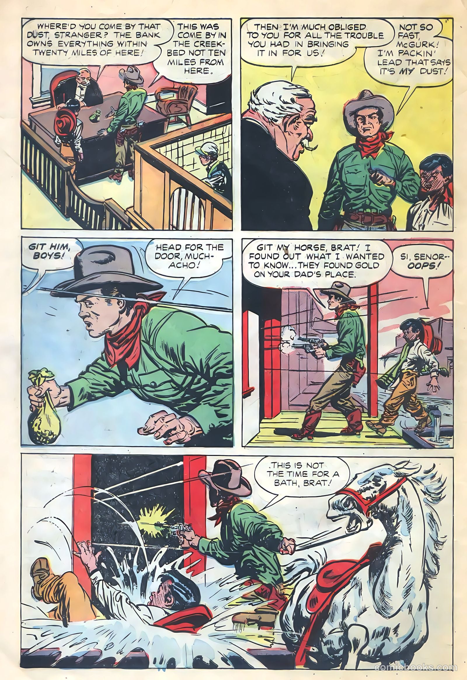 Return of the Outlaw #4 (1954) — page 8