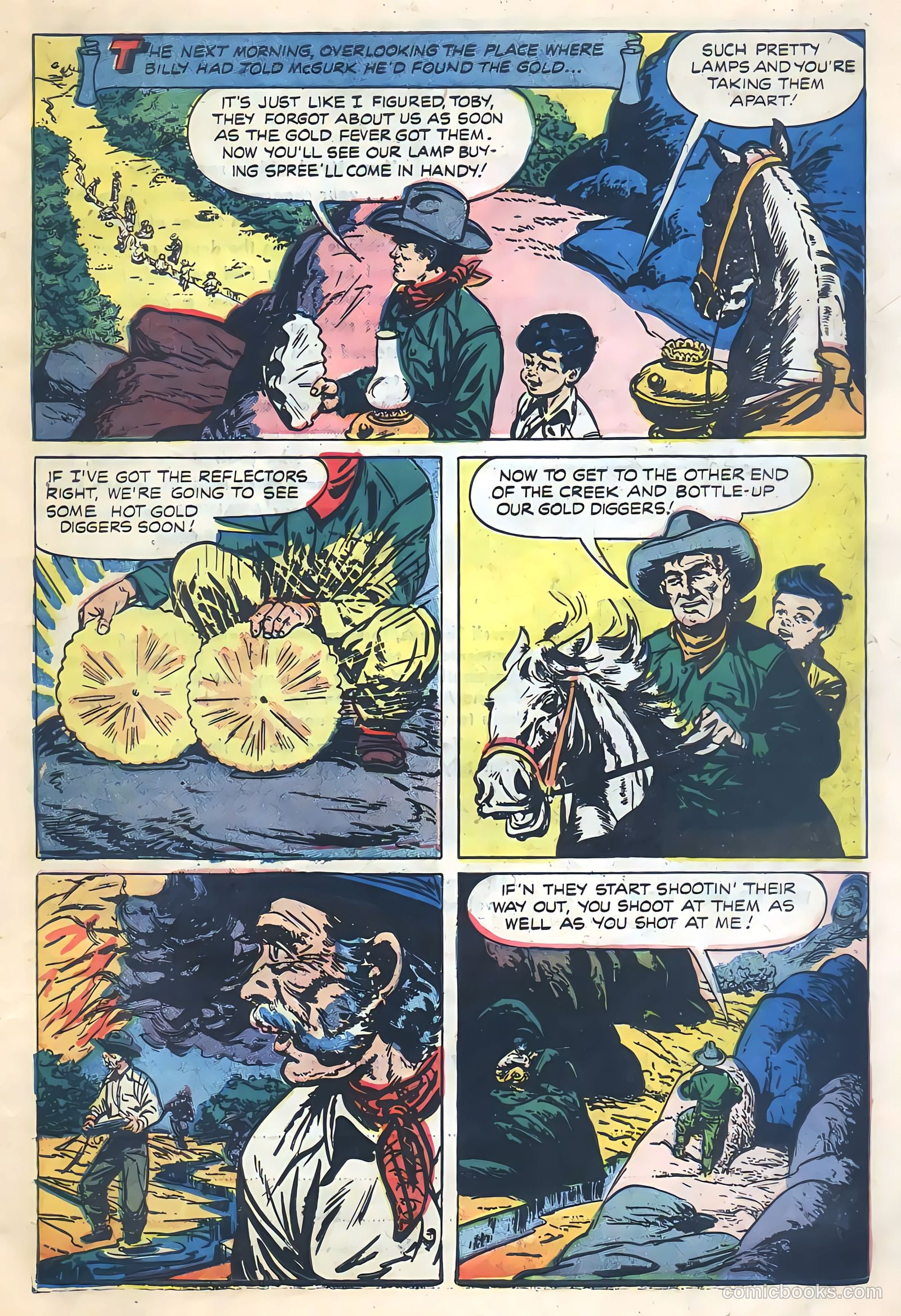 Return of the Outlaw #4 (1954) — page 11