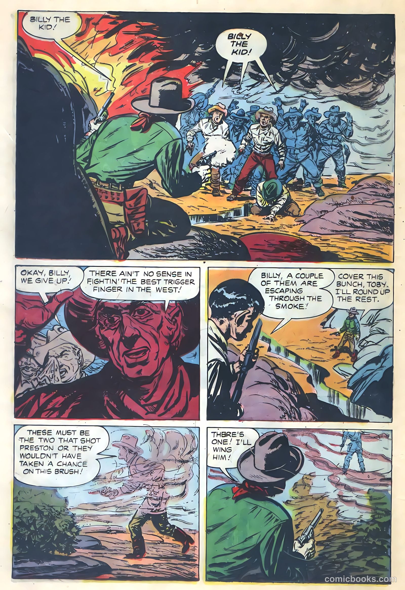 Return of the Outlaw #4 (1954) — page 14
