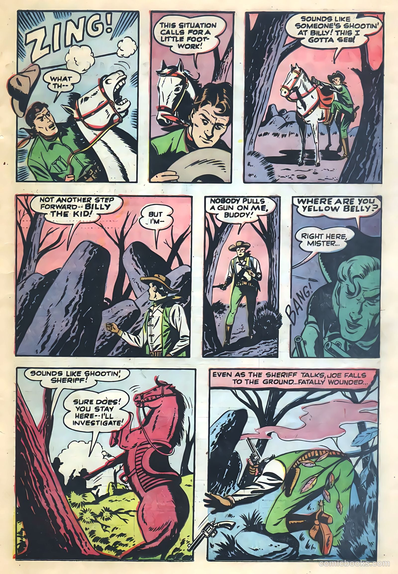 Return of the Outlaw #4 (1954) — page 17