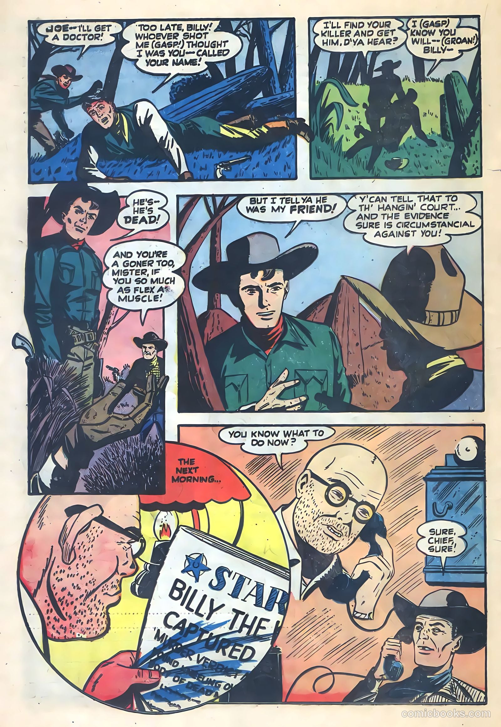 Return of the Outlaw #4 (1954) — page 20