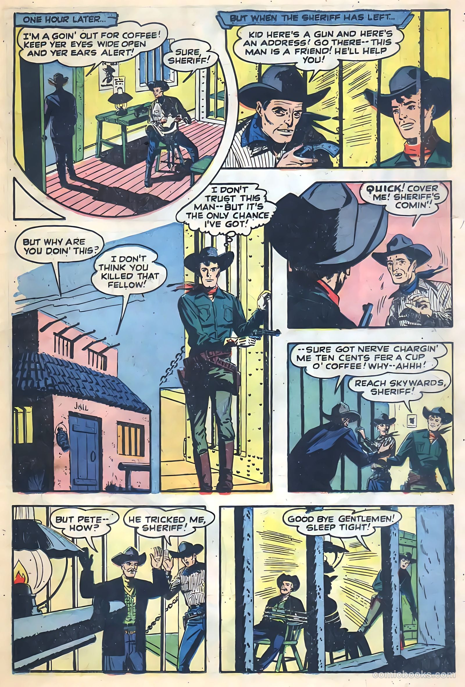Return of the Outlaw #4 (1954) — page 21