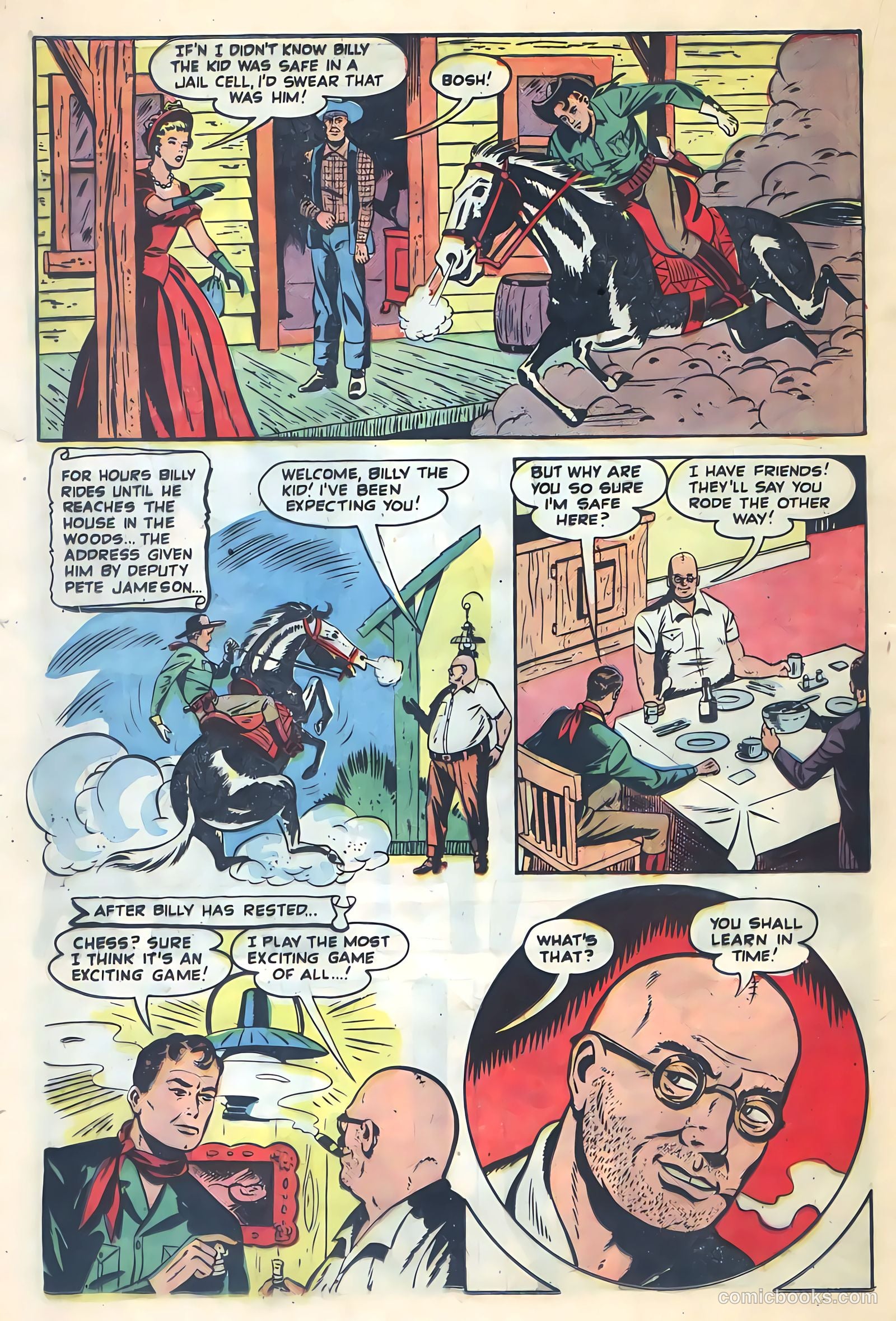 Return of the Outlaw #4 (1954) — page 22